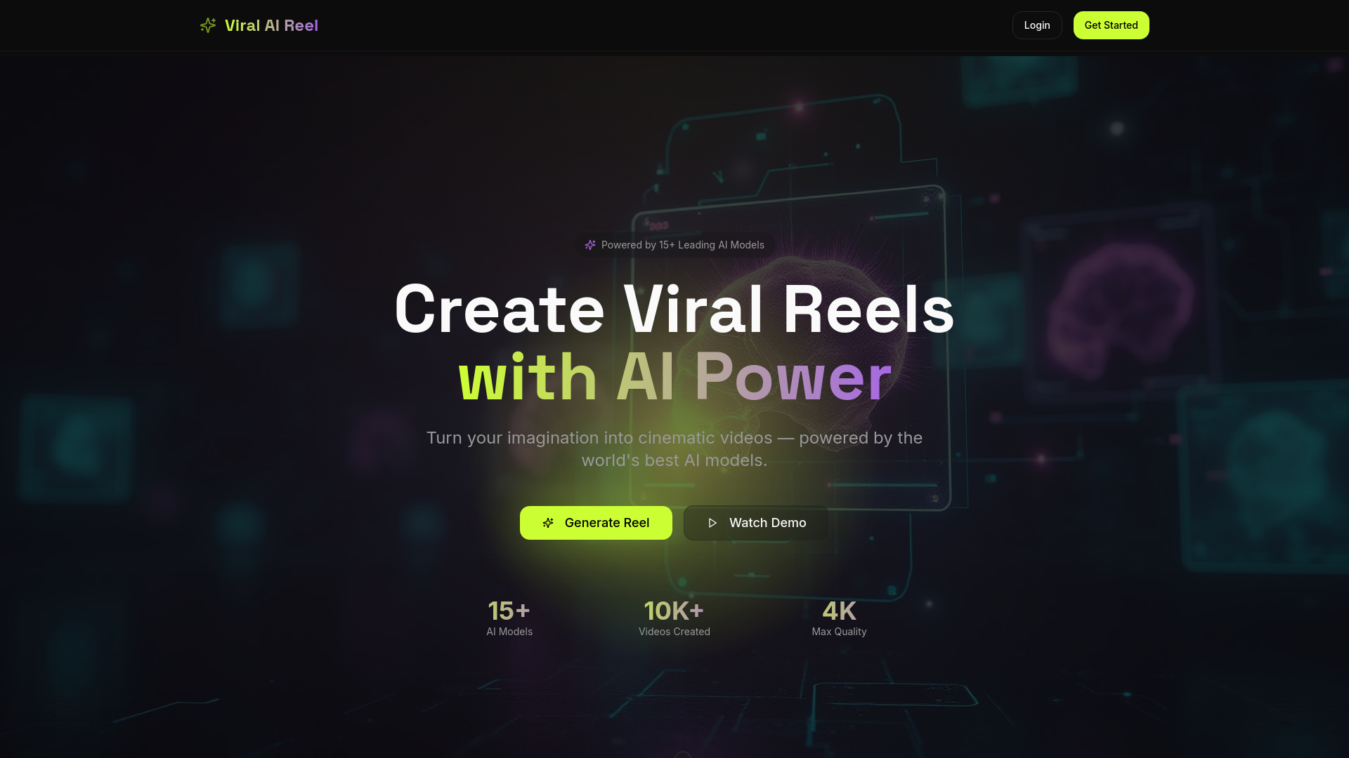 Viralaireel - Create Viral Reels with AI Power