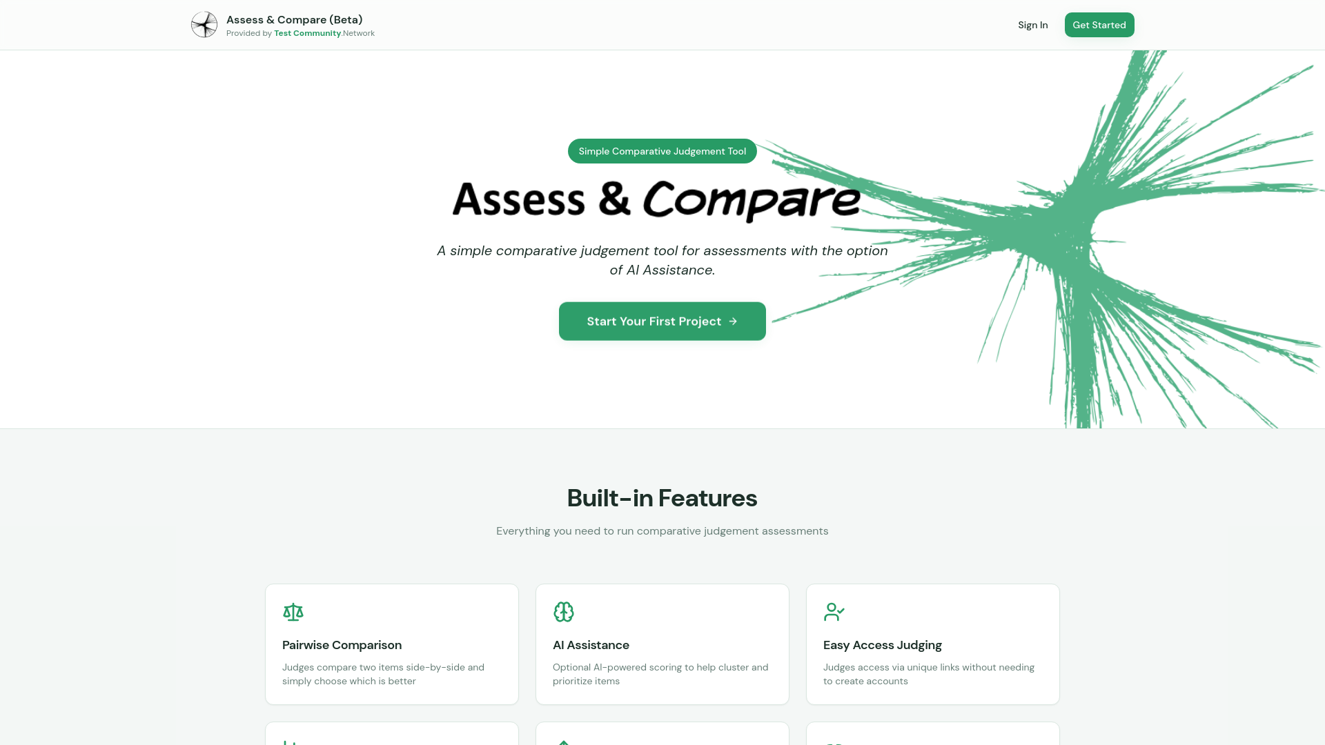 Judgment Tool Assess & Compare - Simple Comparative Judgement Tool | Test Community ...
