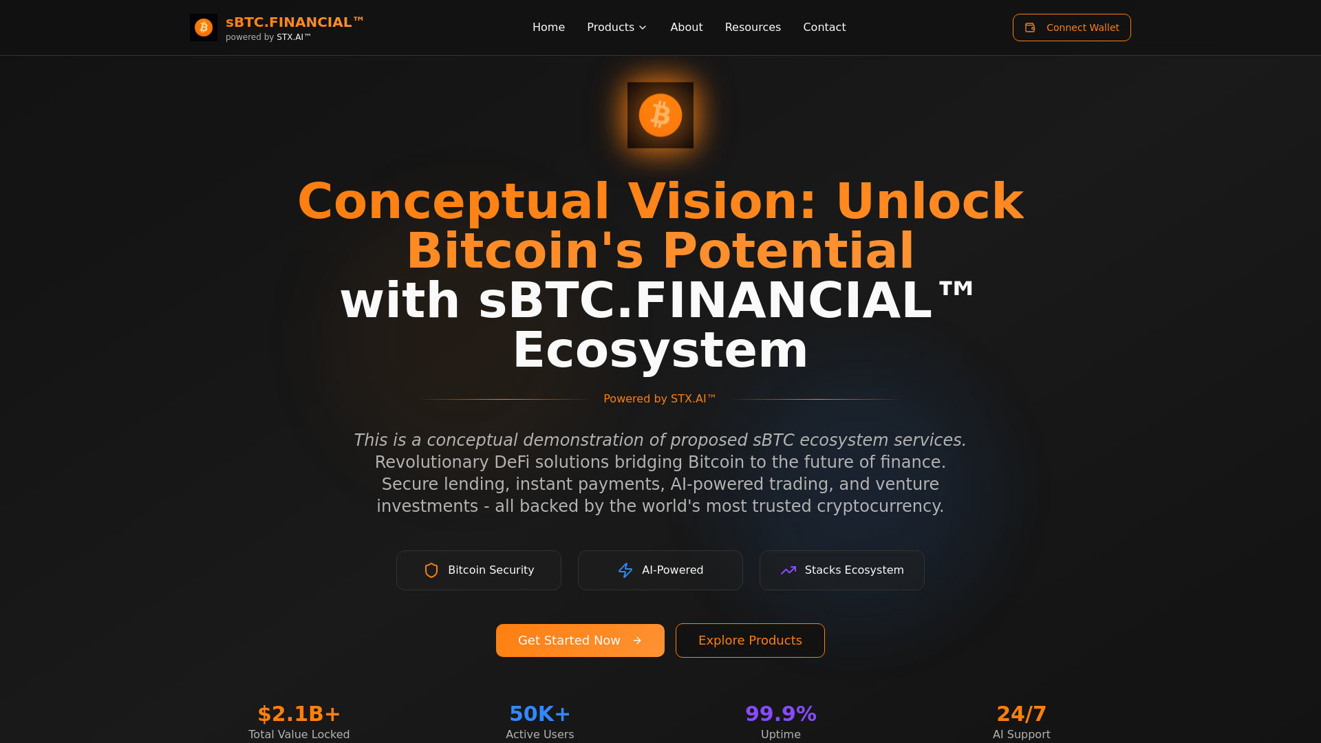 sBTC.FINANCIAL™ - Unlock Bitcoin's Potential with sBTC Financial Ecosystem