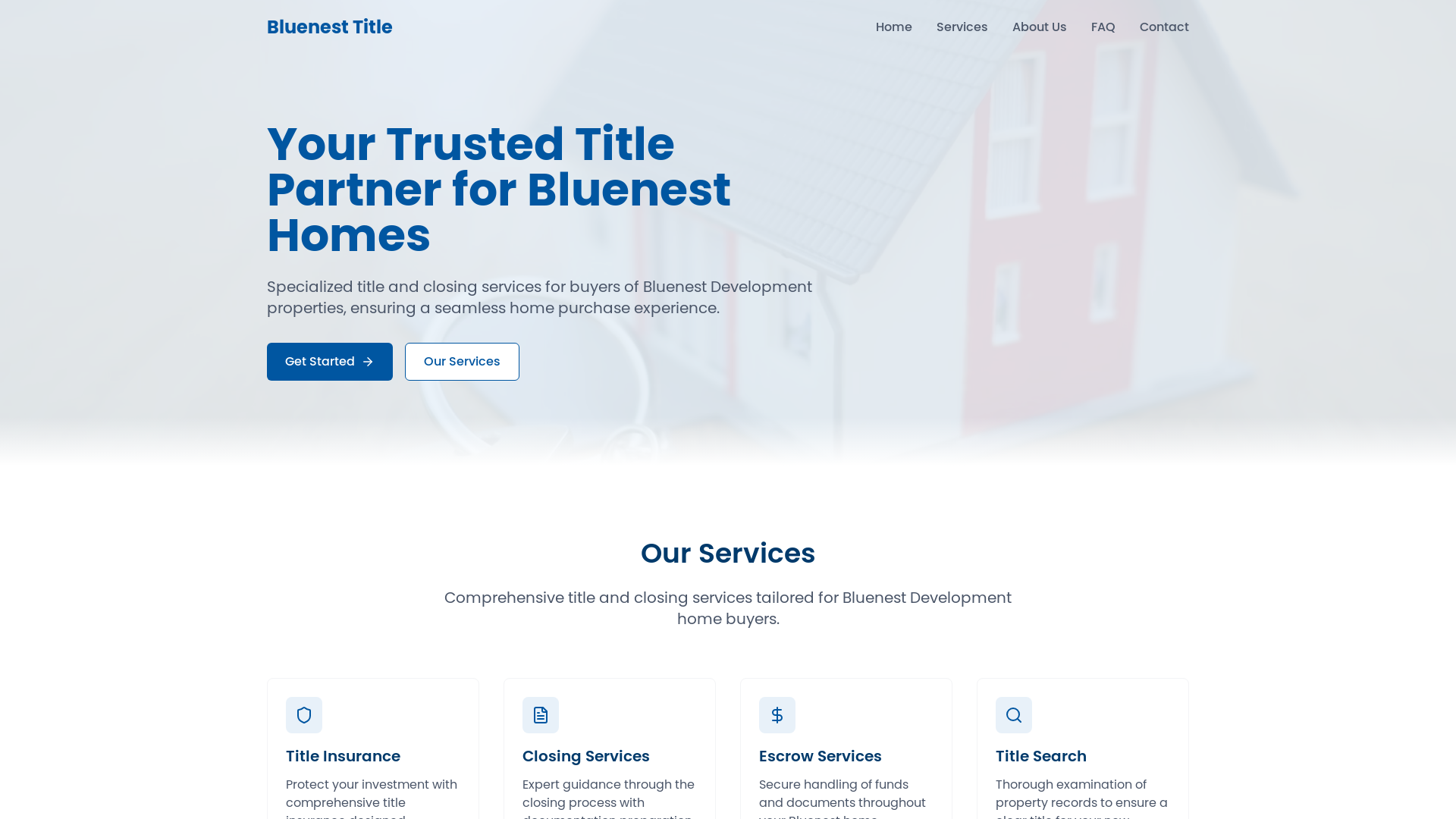 Contact Us - Bluenest Title