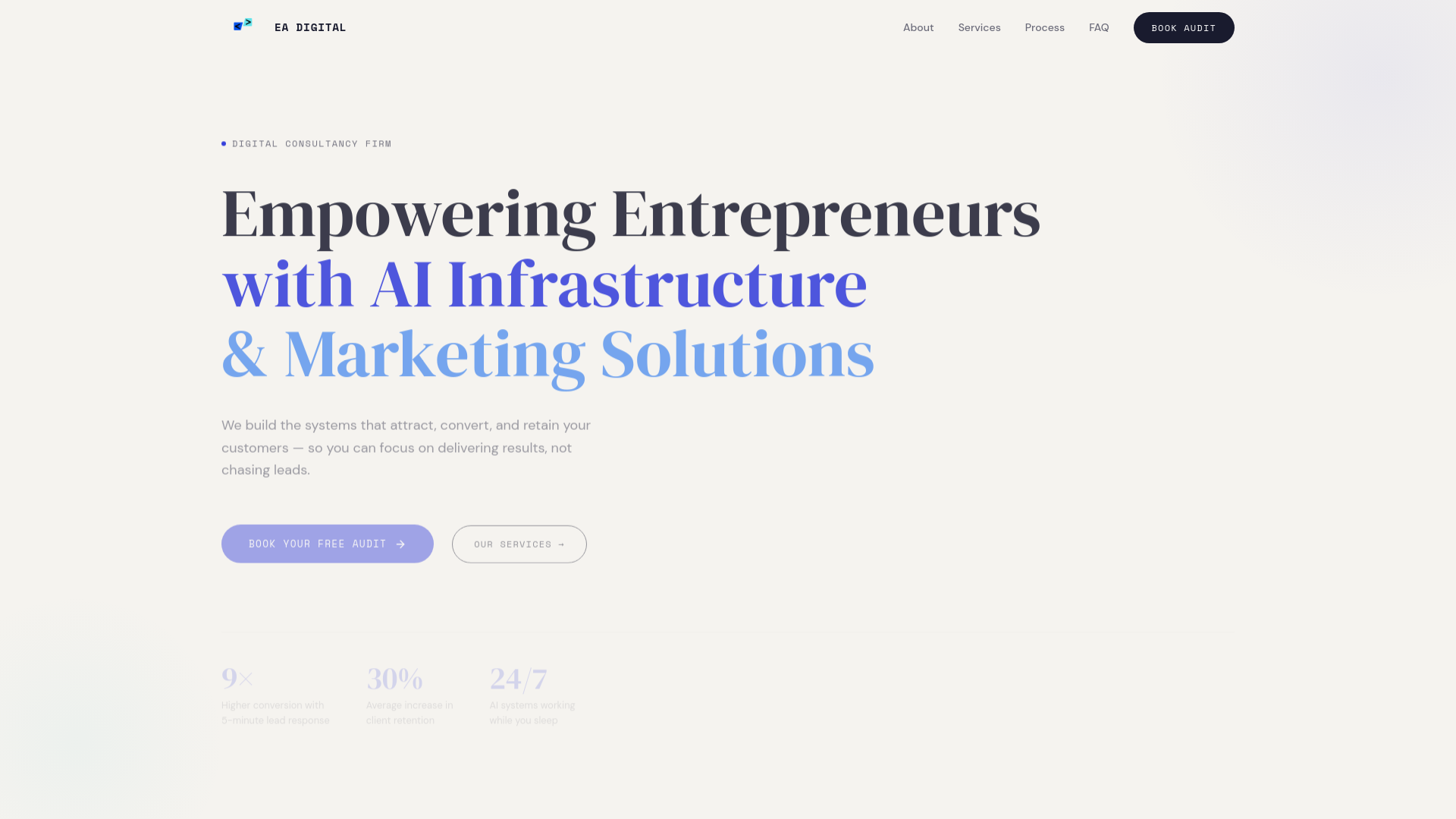 EA Digital Services | AI Infrastructure & Marketing Solutions