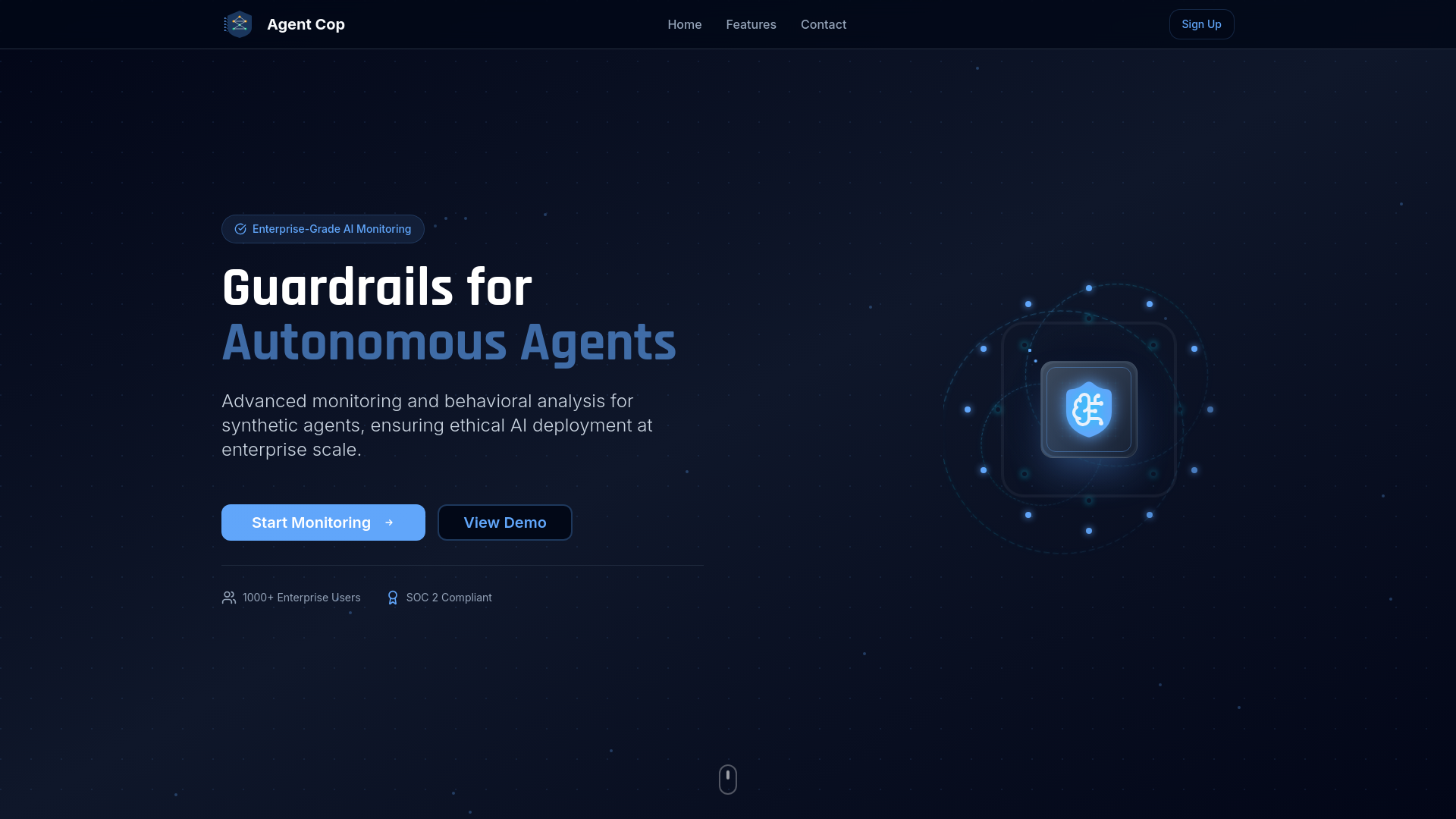 Agent Monitoring Ui Agent Cop - AI Agent Monitoring & Risk Assessment Platform