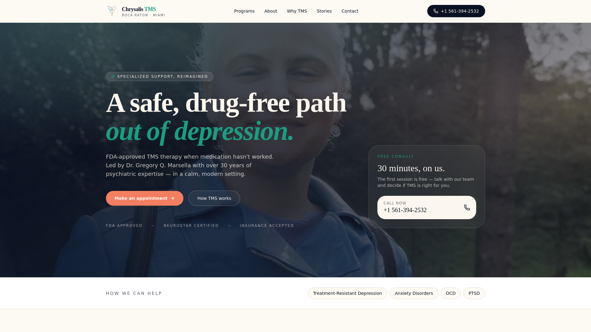 Chrysalis Tms Institute