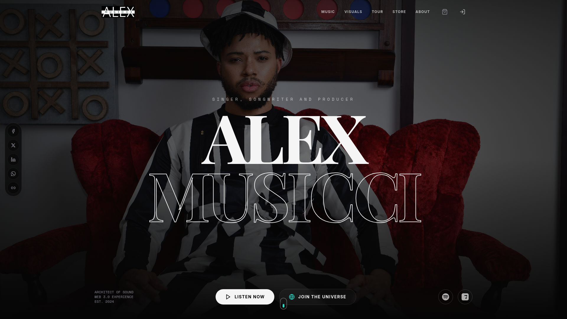 Alex Emusic Alex Musicci | Official Site - Music, Tour, Merch