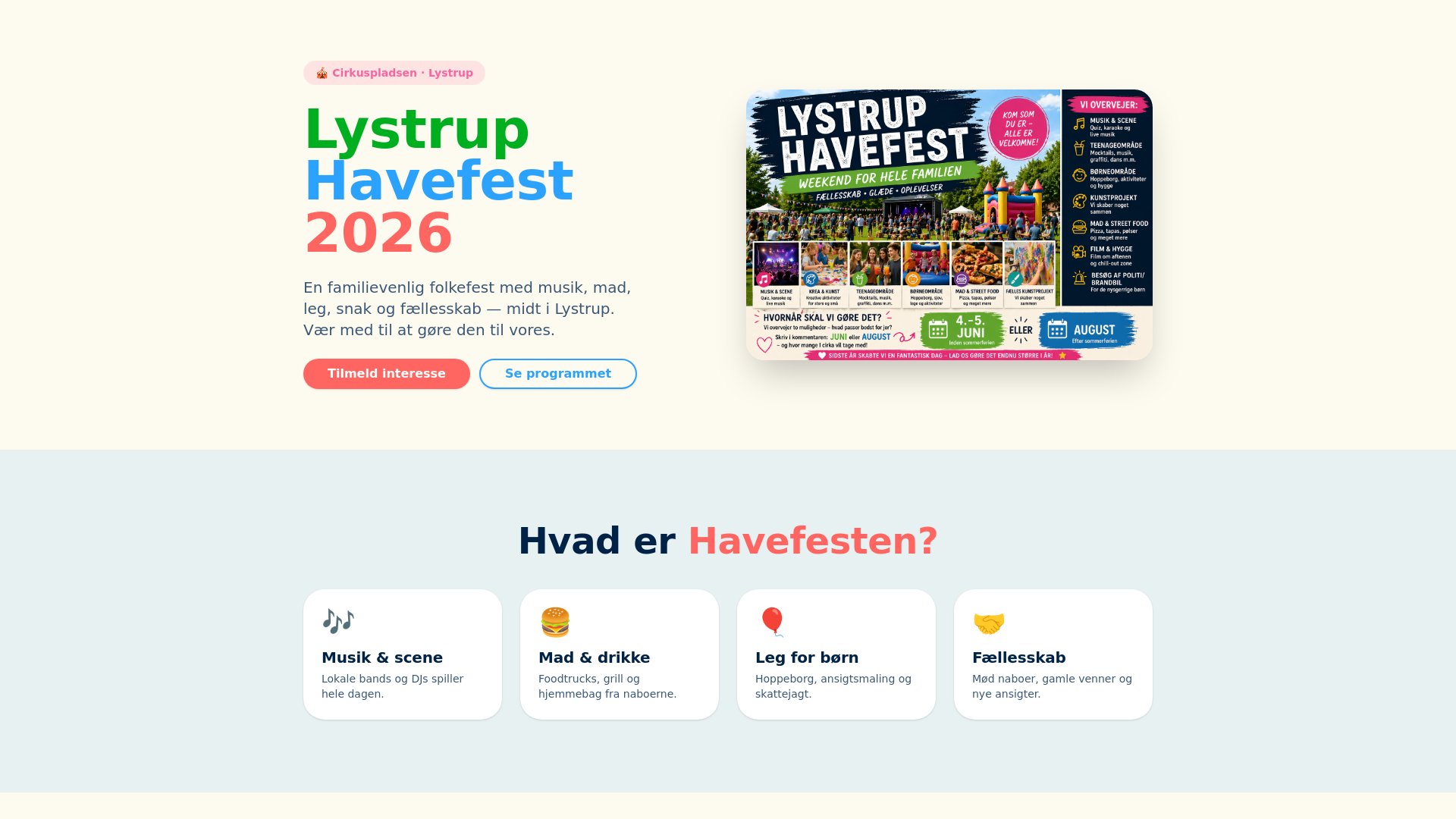 Lystrup event logo