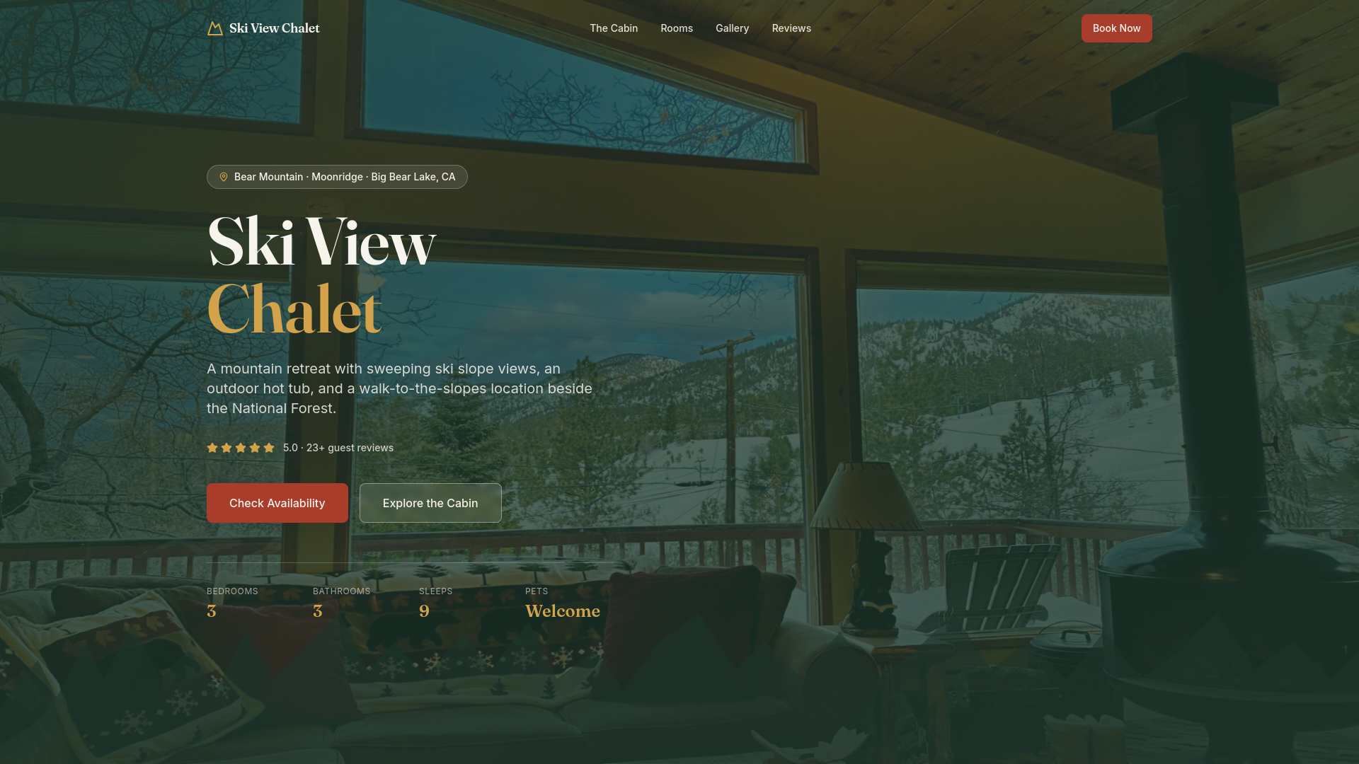 Ski View Chalet: vacation rental in Big Bear Lake