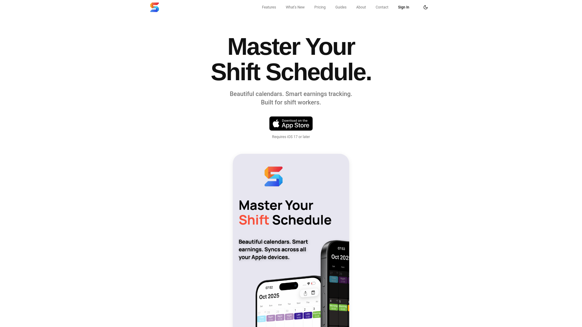 Shifts - Master Your Shift Schedule | iOS App for Shift Workers