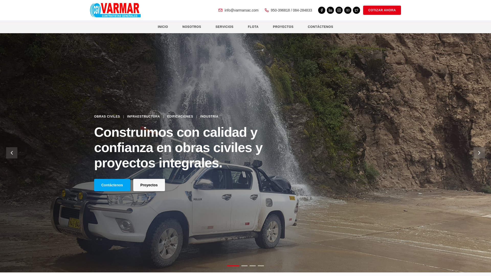 Varb Contrator VARMAR Contratistas Generales — Inicio