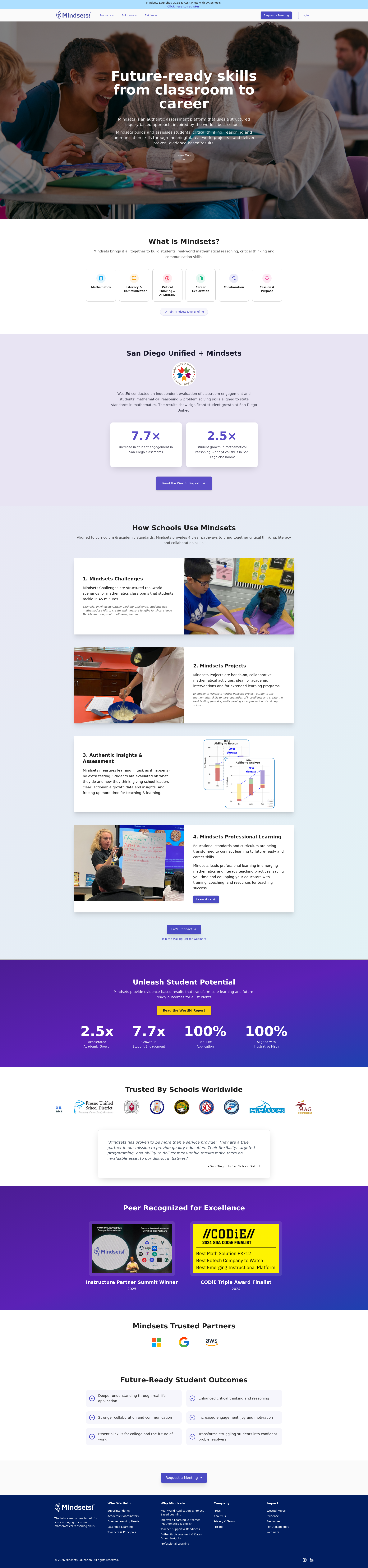 Mindsets Education | Future-Ready Benchmark for K-12 Schools