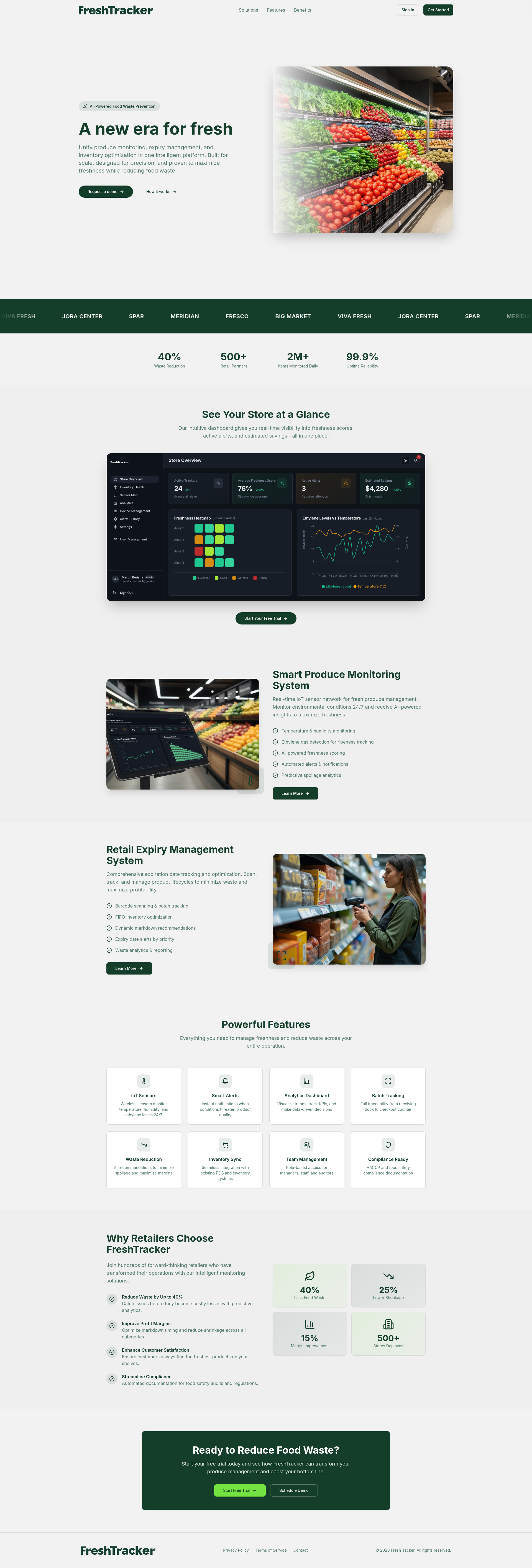 Fresh Tacker FreshTracker - AI-Powered Food Waste Prevention