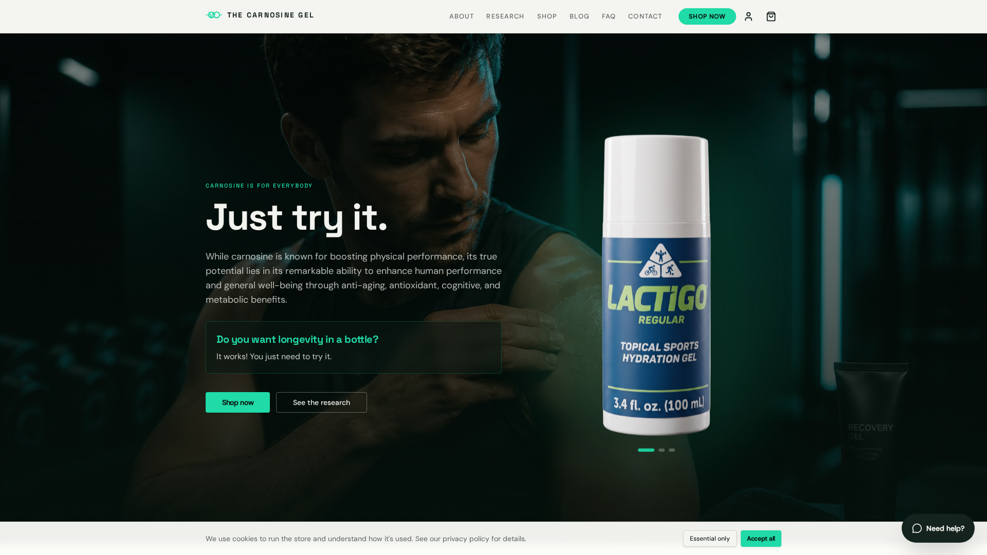 FAQ | The Carnosine Gel — Product, Shipping & Science Questions Answered