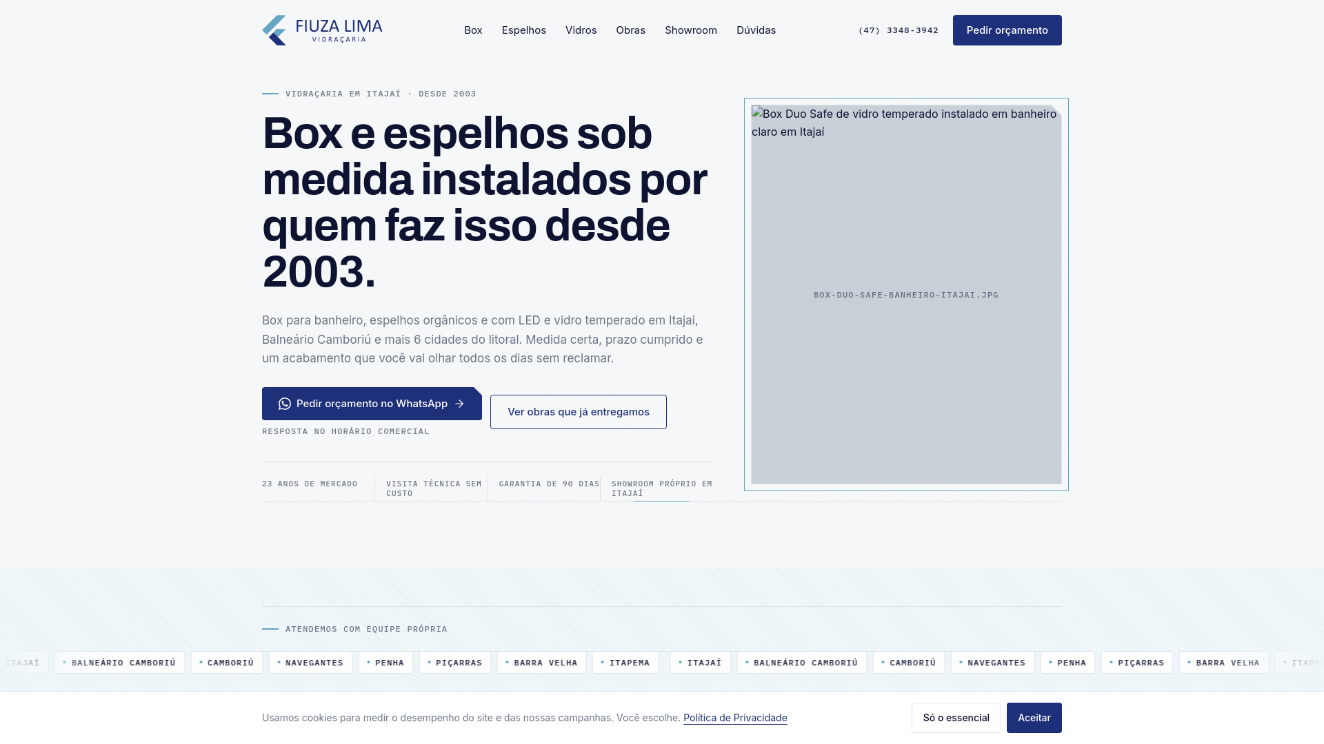 Foto de Vidraçaria Fiúza Lima