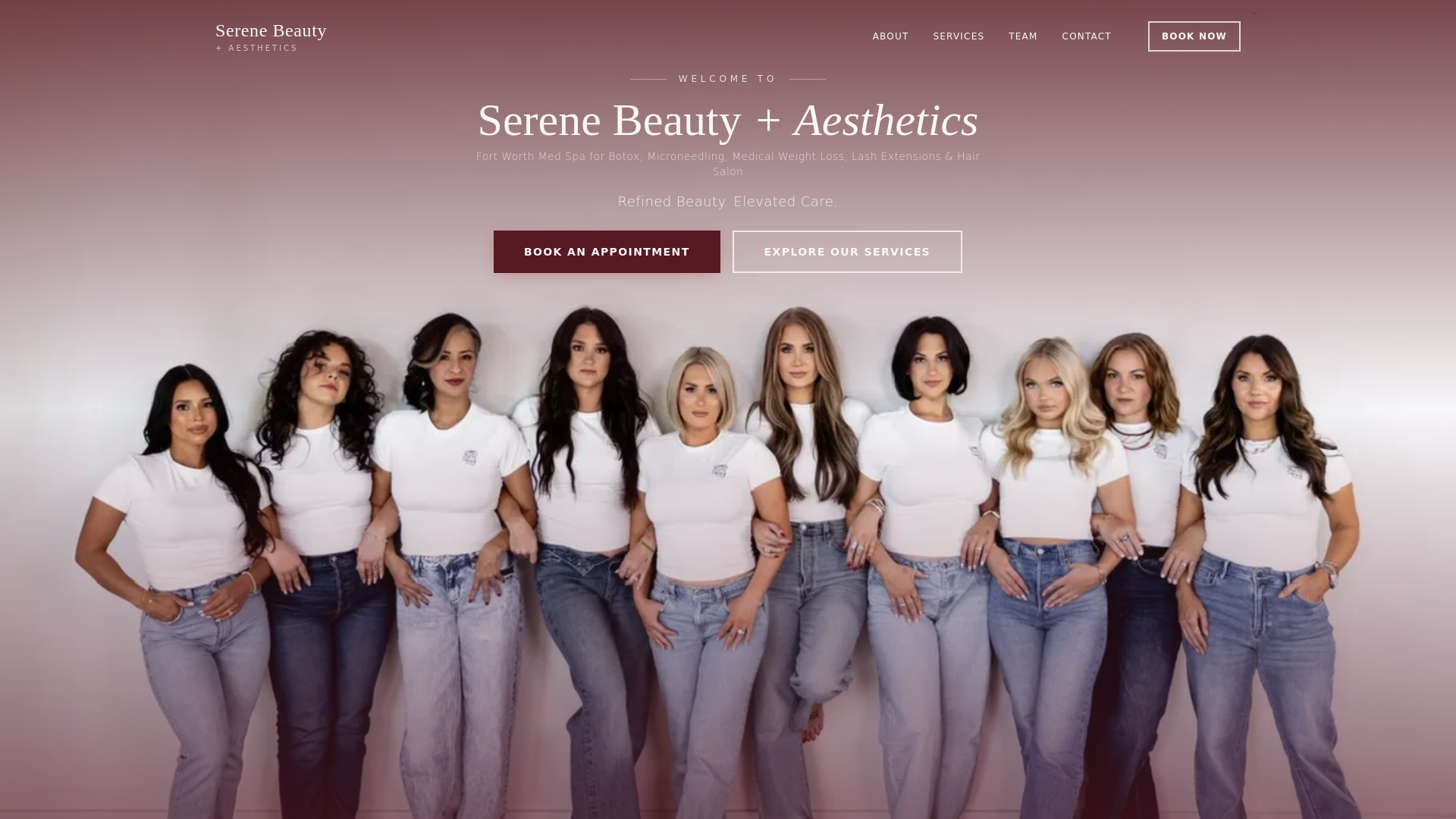 Clean, professional medical spa treatment room with neutral tones at Serene Beauty & Aesthetics - Fort Worth Med Spa (Botox, Microneedling, Hydrafacials) in Fort Worth