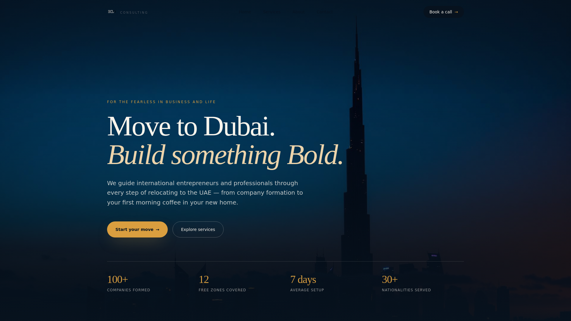 Contact — Bold Consulting | Book a Dubai Discovery Call