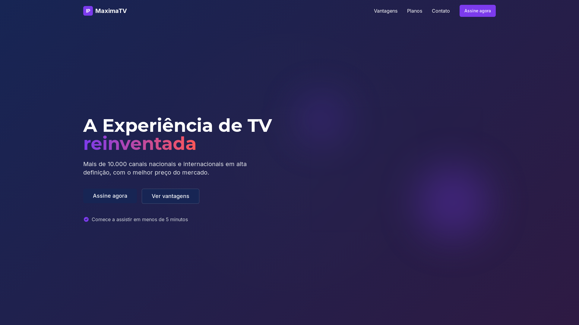 Modern Iptv Player & Channel List Platform