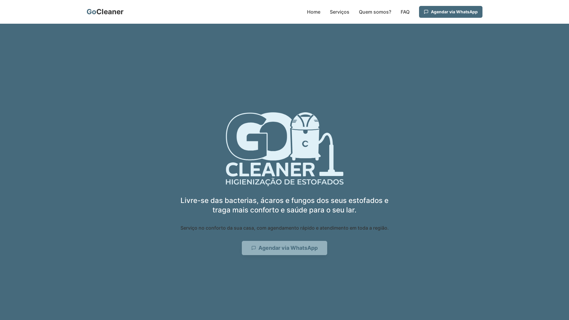 Go Cleaner - Higienização Profissional de Estofados