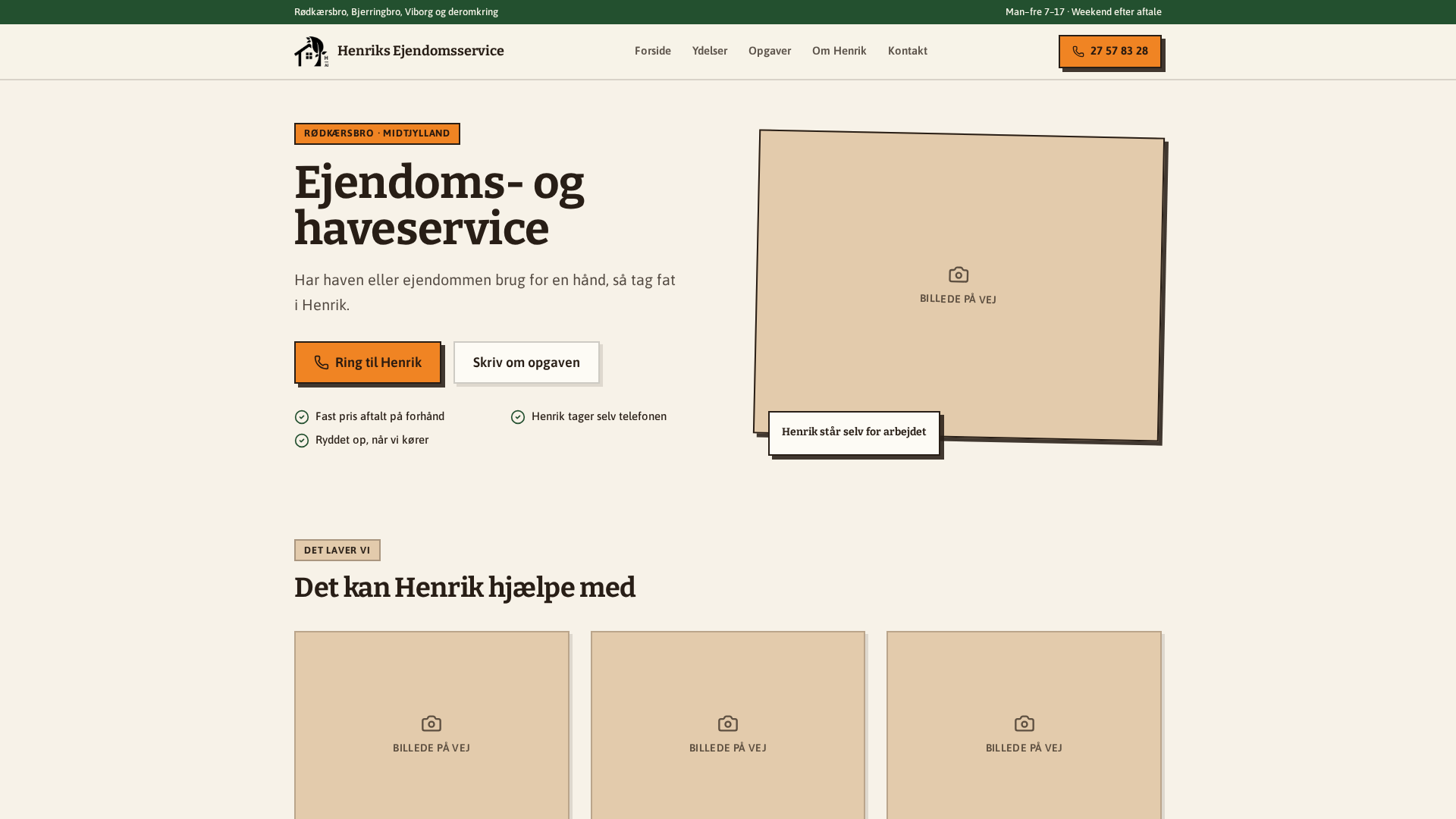 Henriks Ejendomsservice logo