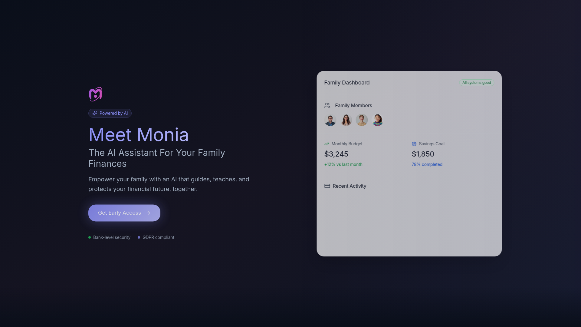Monia Api MONIA — Advanced Family Financial Coordination
