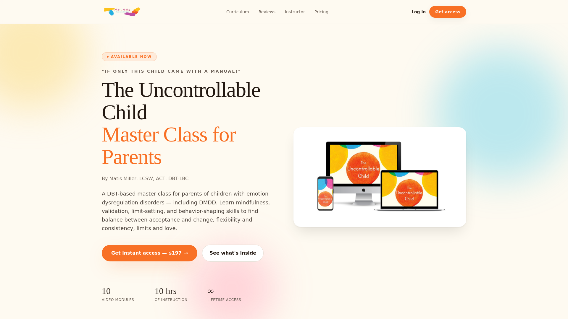 Uncontrolled Child The Uncontrollable Child — Master Class for Parents