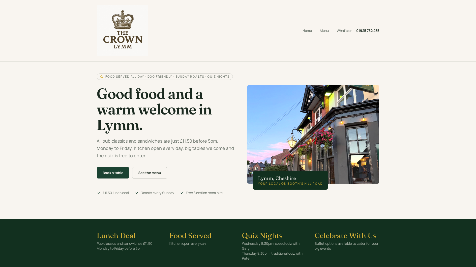 The Crown in Lymm