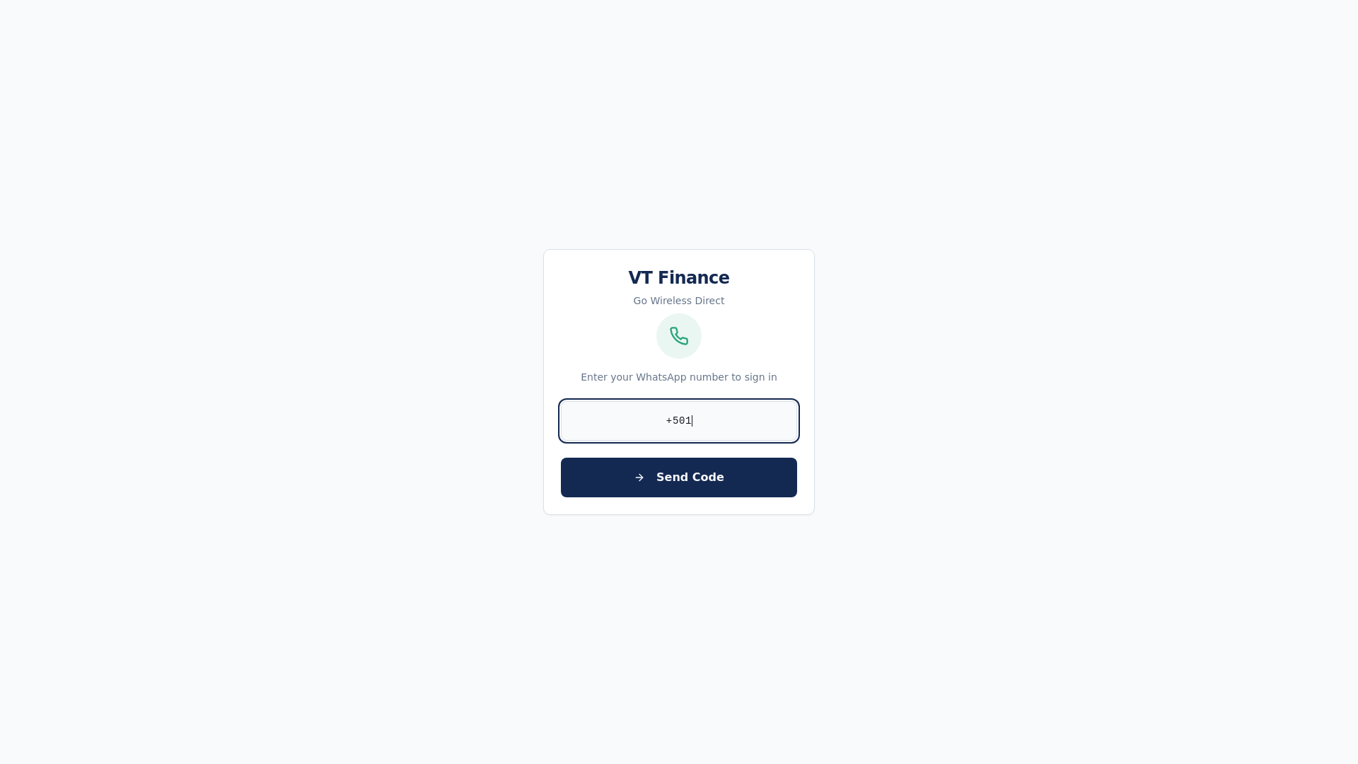VT Finance — Go Wireless Operations