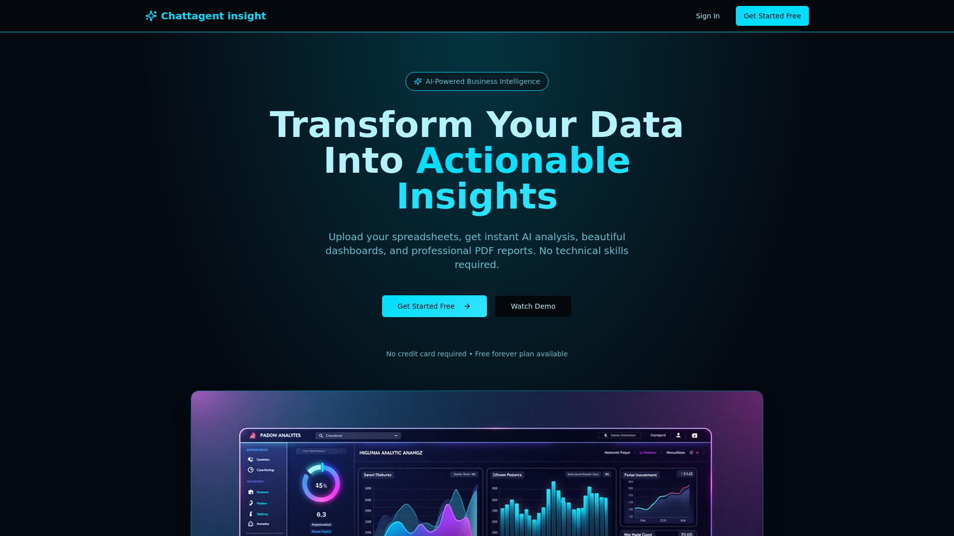 Chattagent insight - Transform Data Into Actionable Insights