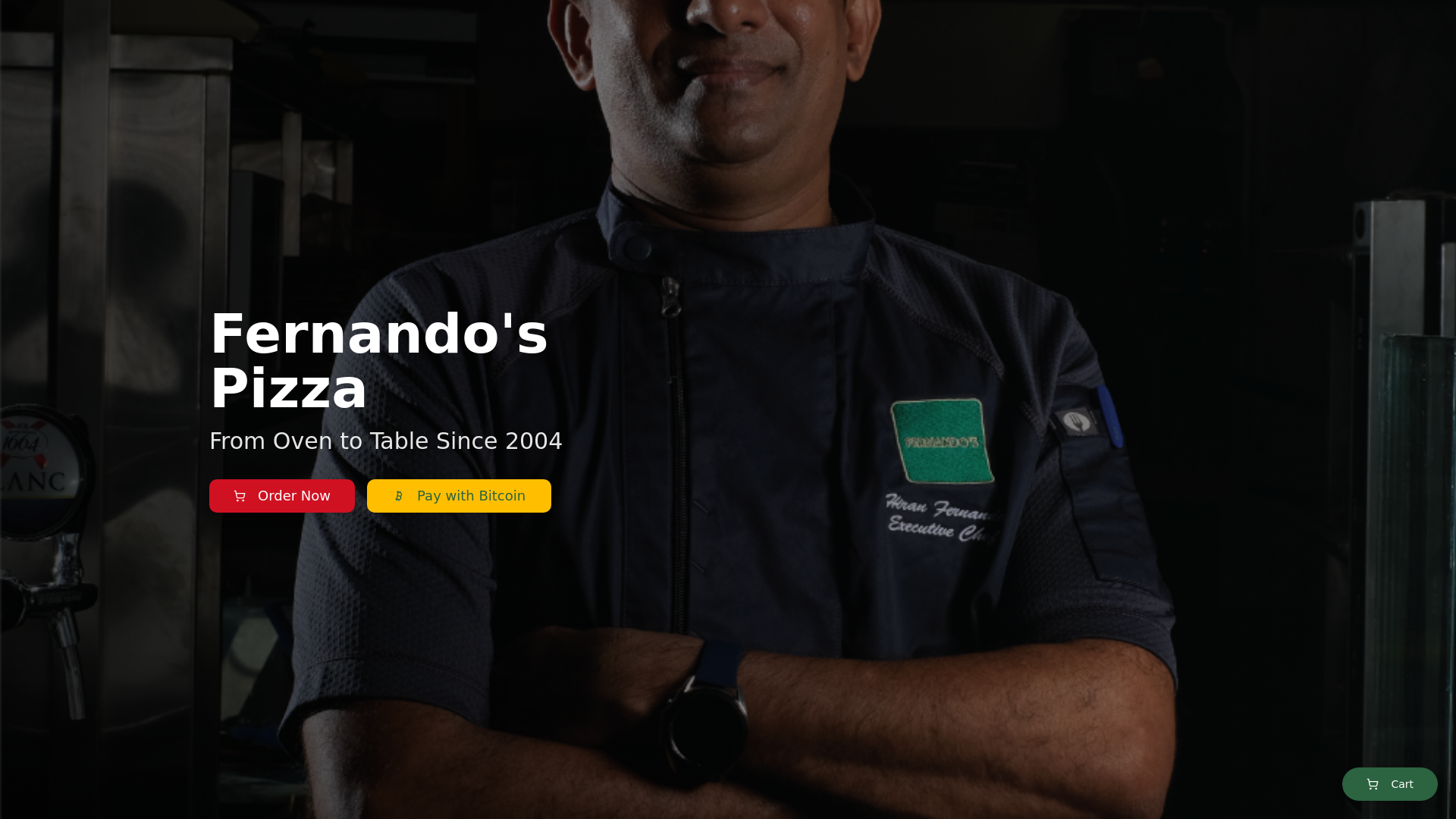 Fernando's Pizza - From Oven to Table Since 2004
