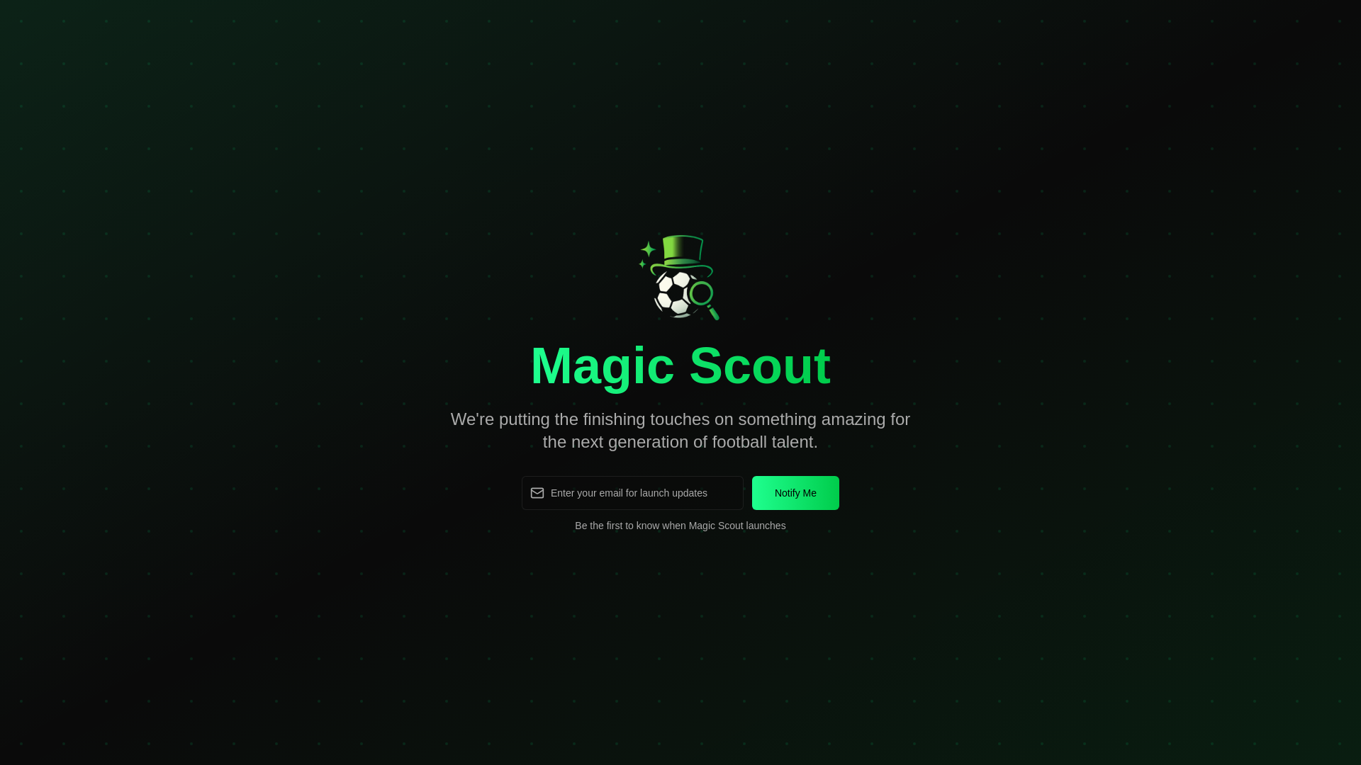 Magic Scout - Football Talent Platform