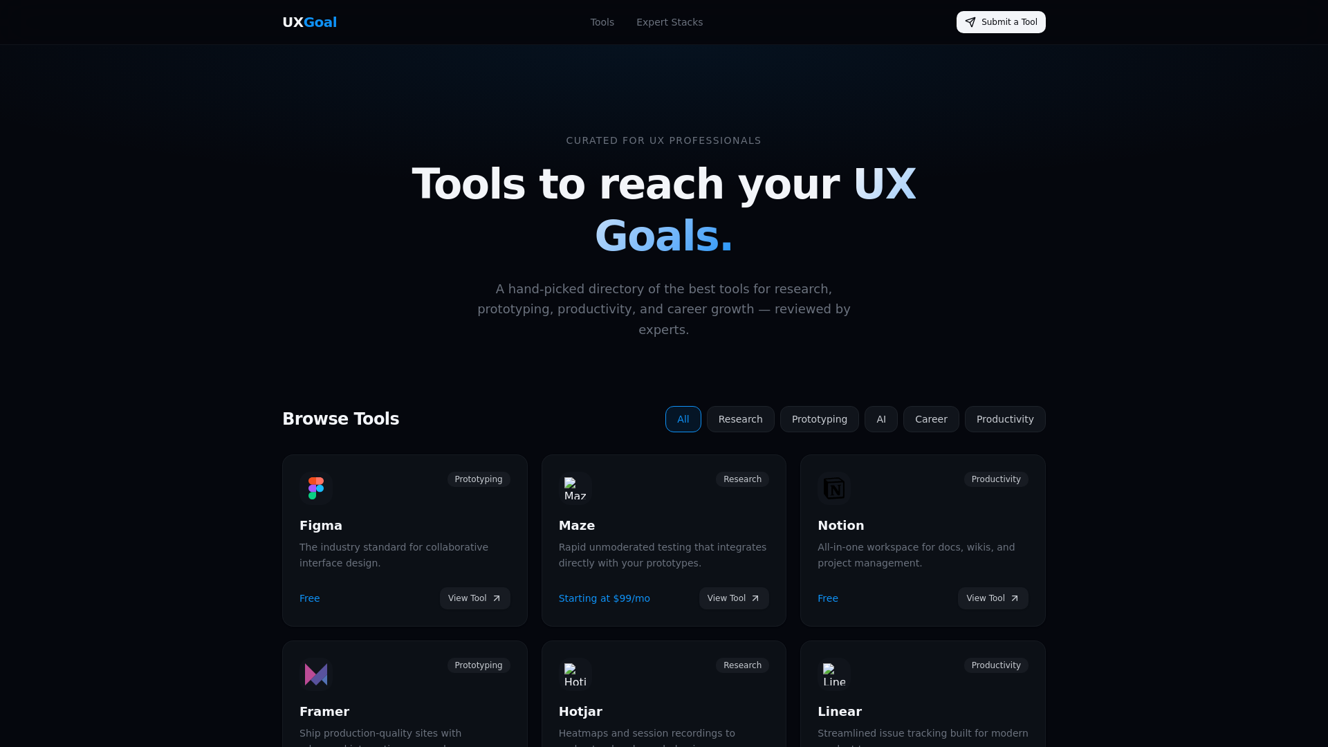 Best AI Tools for UX Designers in 2026 — UXGoal