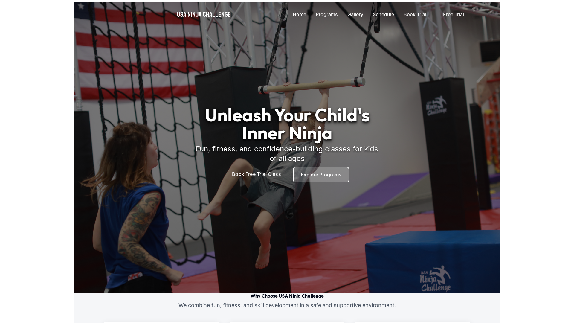 Ninja Program USA Ninja Challenge Stafford - Kids Fitness & Confidence Building Classes