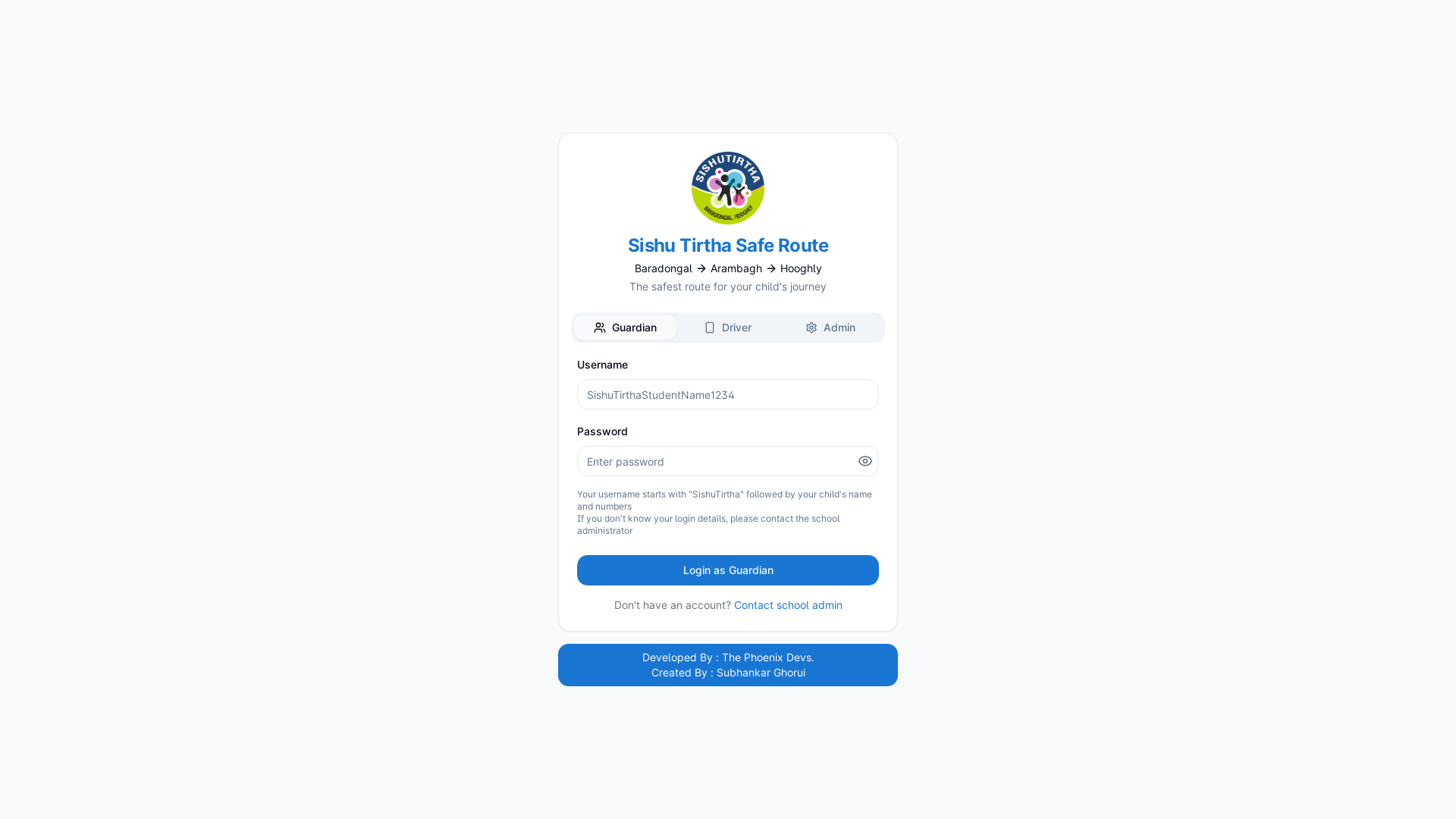 Professional School Transport Management Platform