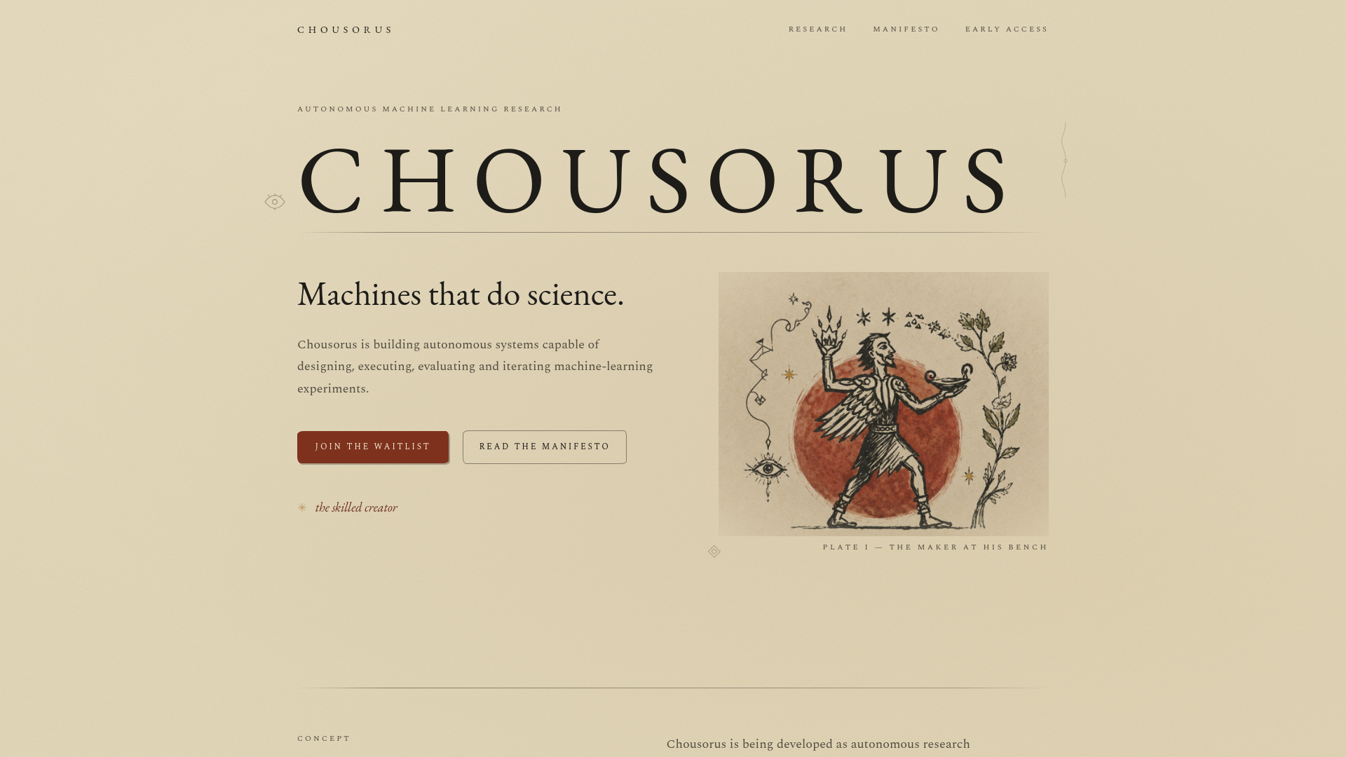 Chousorus — 官网预览图