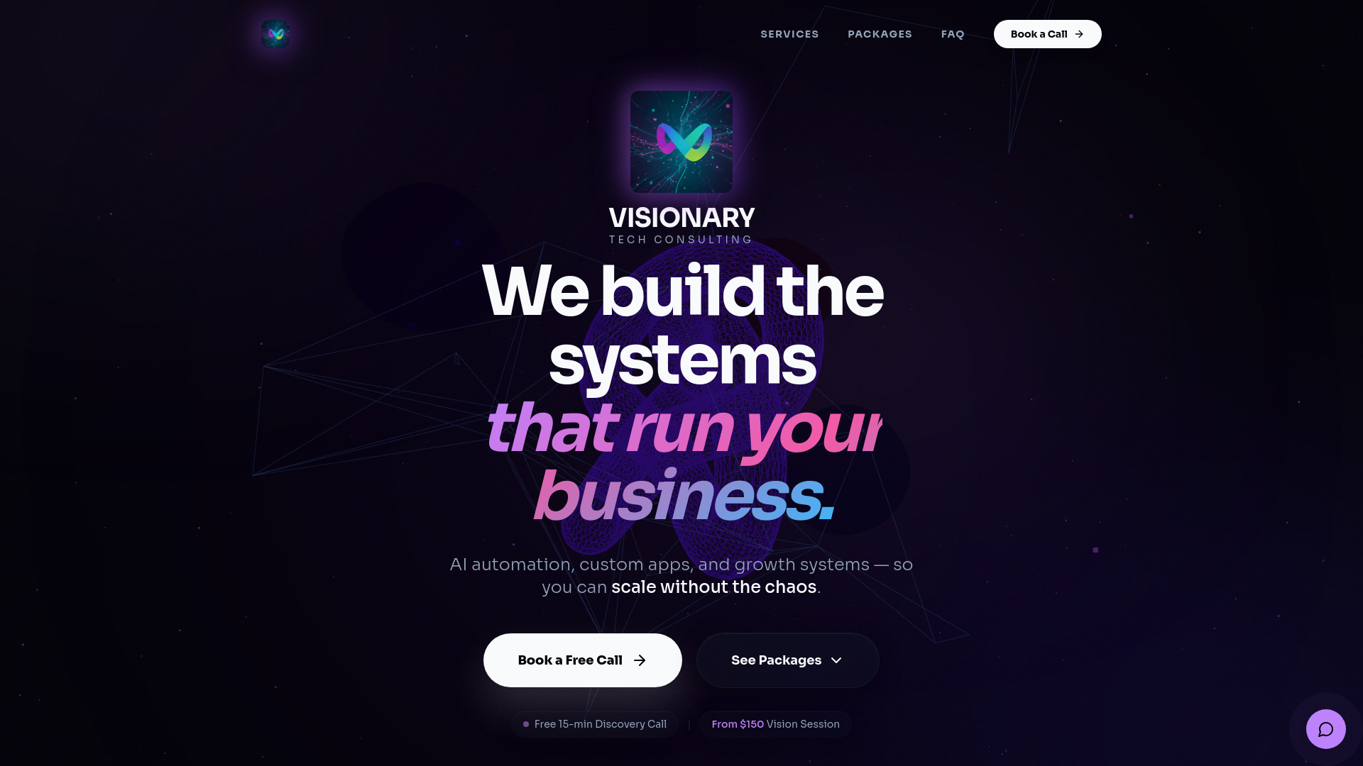 Visionary Tech Consulting | Architecting Absolute Autonomy