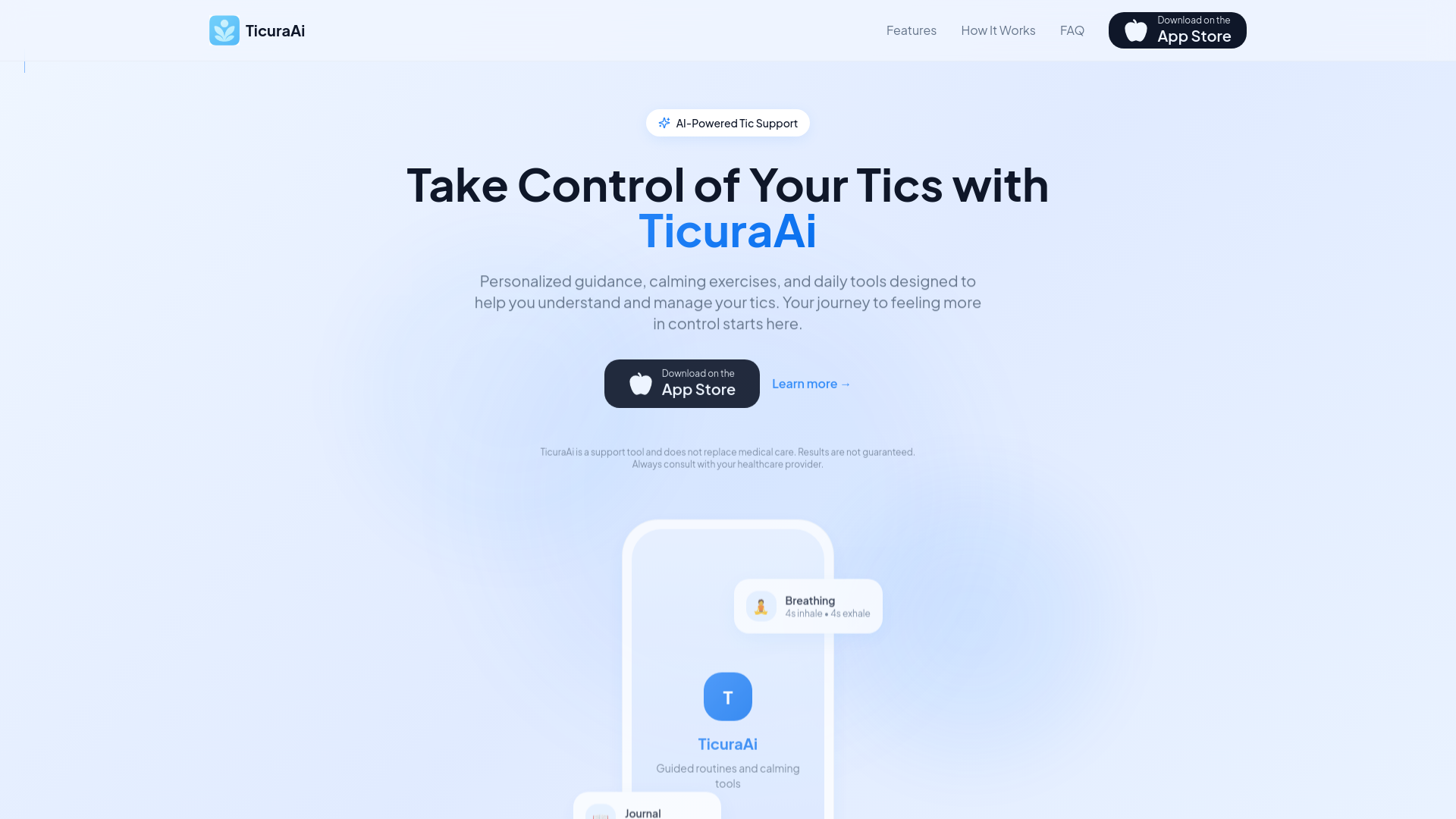TicuraAi - Take Control of Your Tics