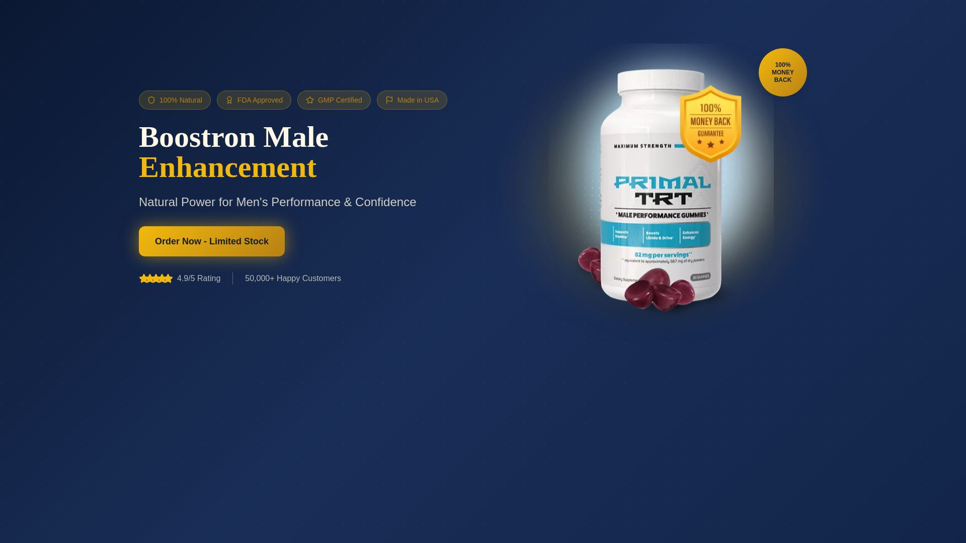Boostron Male Enhancement | Natural Power for Men's Performance