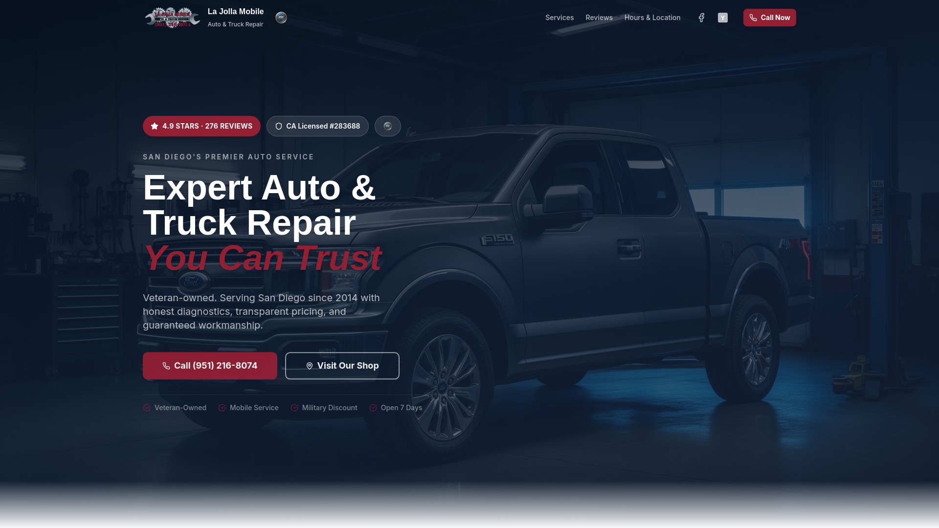 La Jolla Mobile Auto & Truck Repair