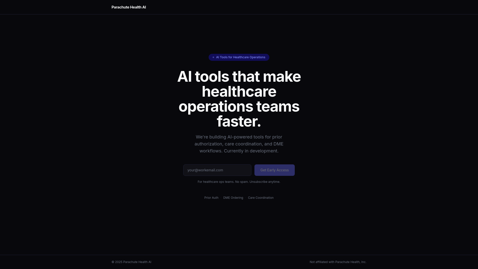 Parachute Health logo