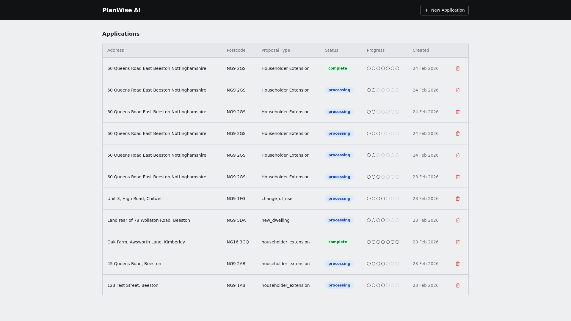 Log in — Planning Intelligence