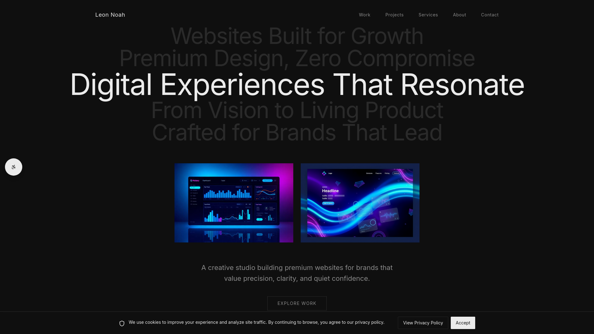 Leon Noah — Creative Developer