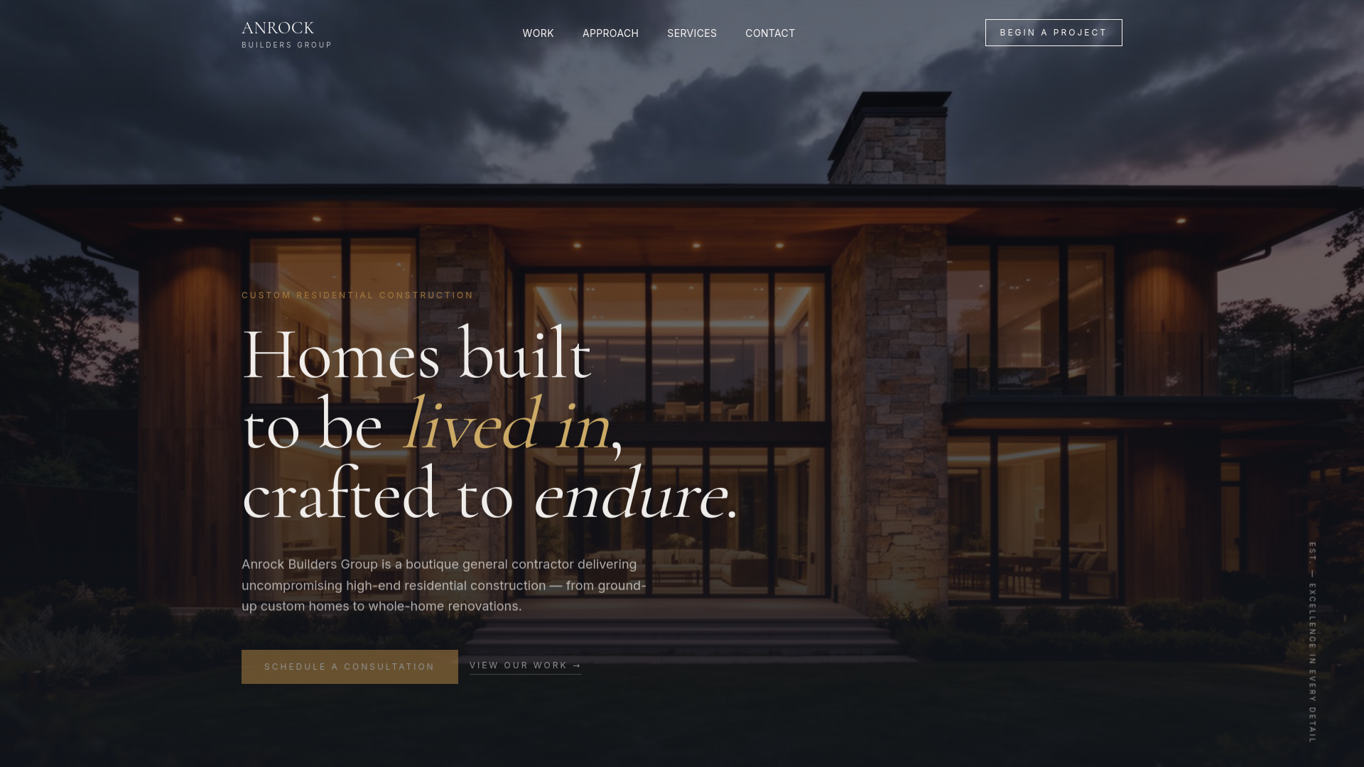 General Contractors website design by PrimeBuild