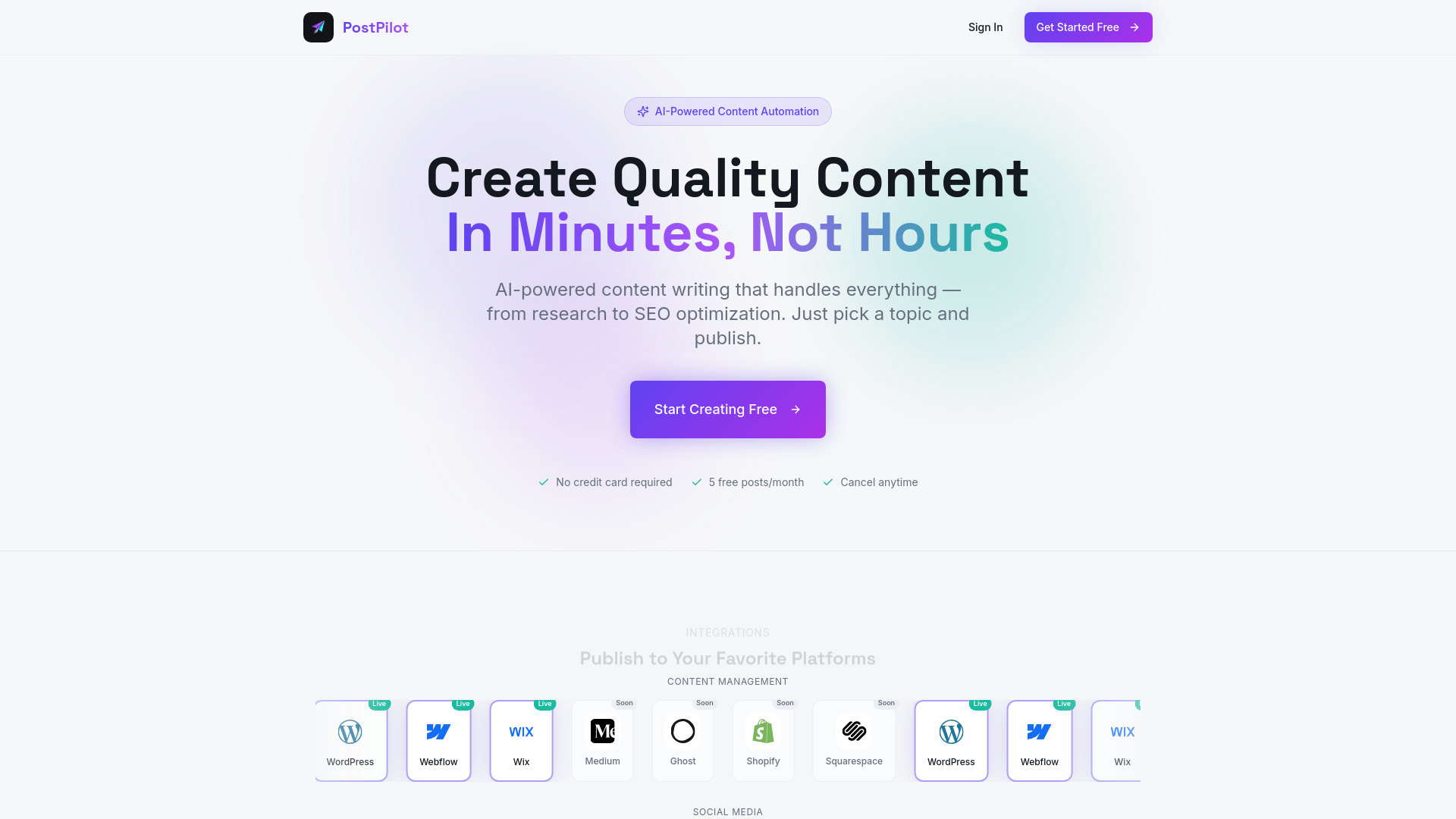 PostPilot - AI-Powered Content Writing on Autopilot