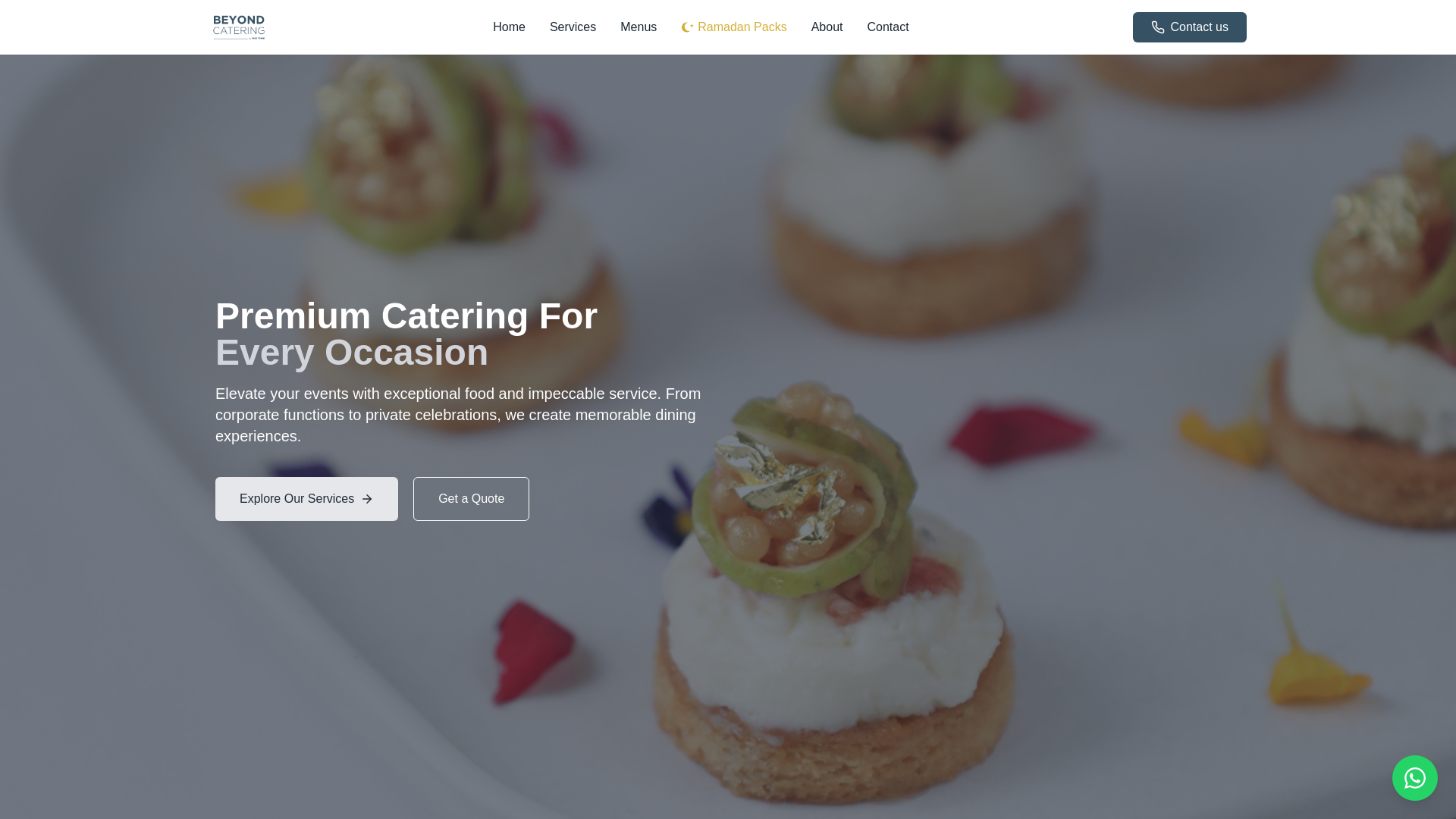 Beyond Catering