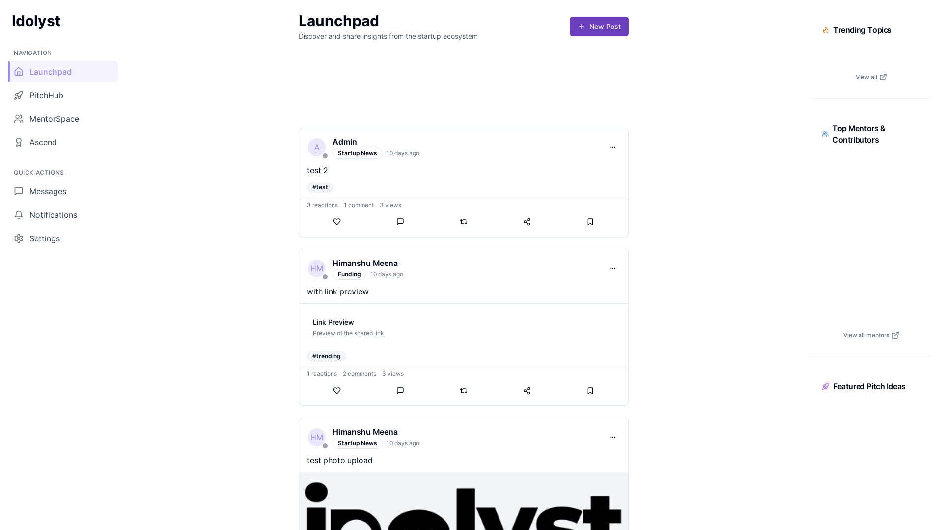 Social Engagement App