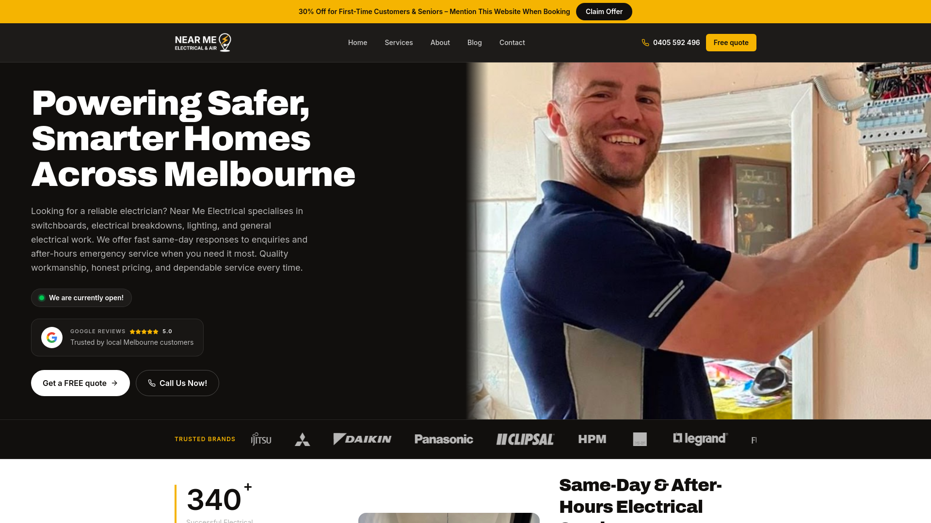 Same-Day Melbourne Electrician | Near Me Electrical