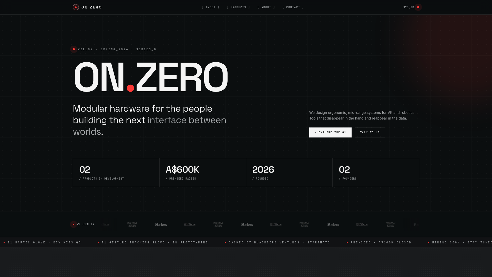 On Zero — Join the waitlist