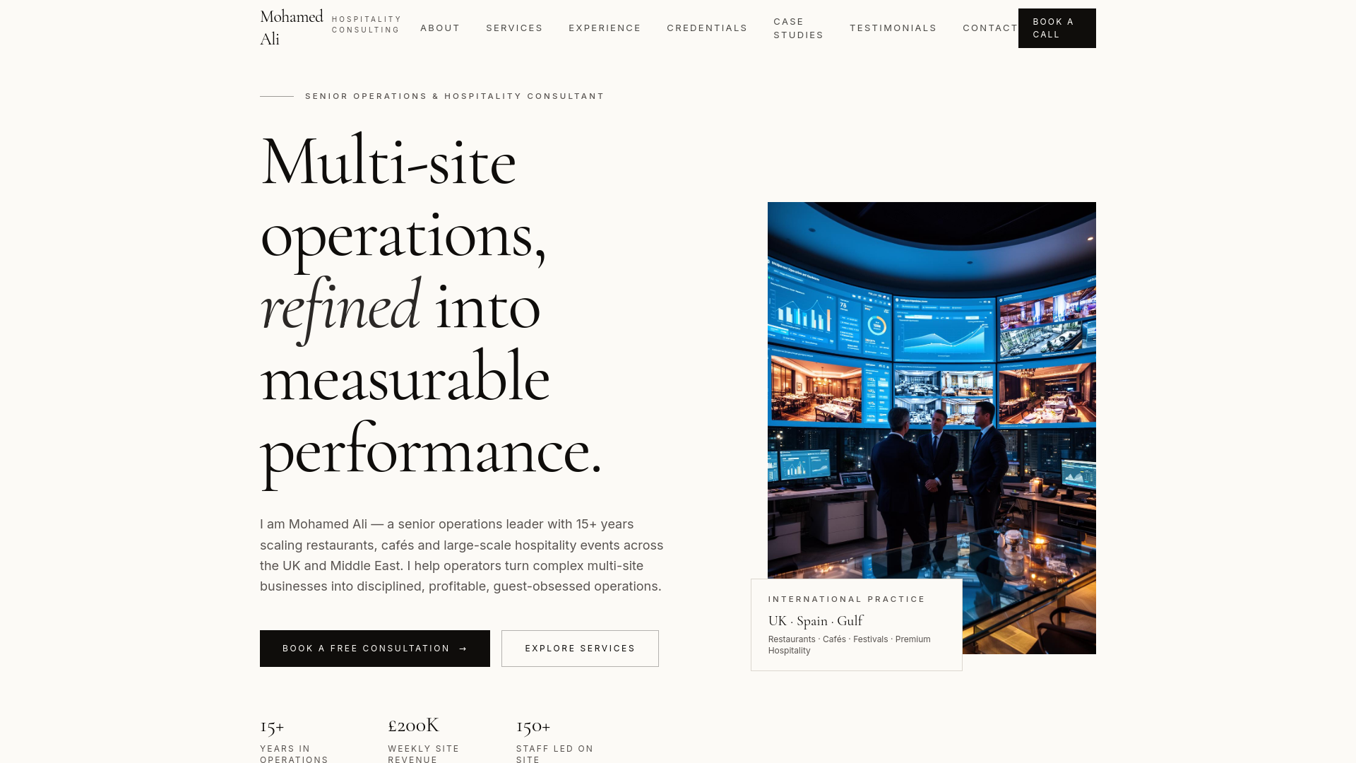 MO’S LIVE — International Live Operations