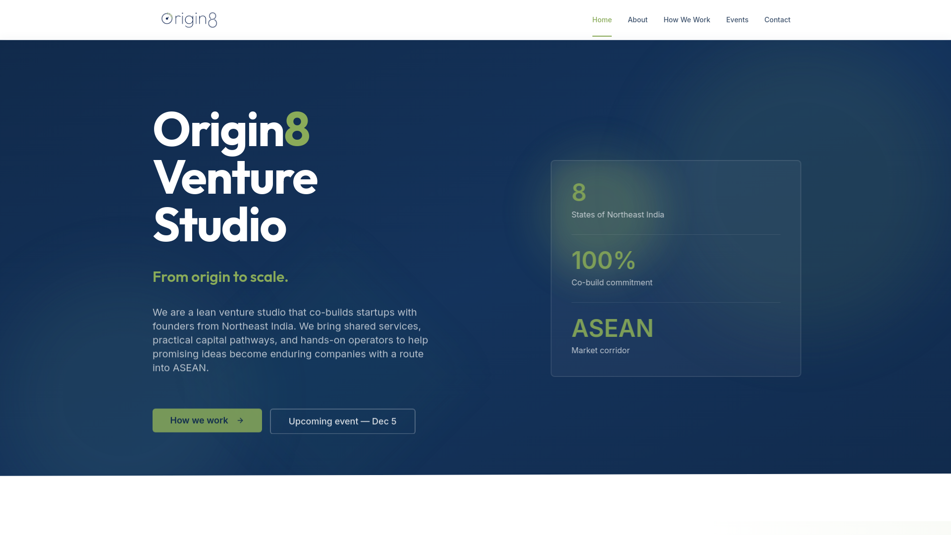 Origin8 Media logo
