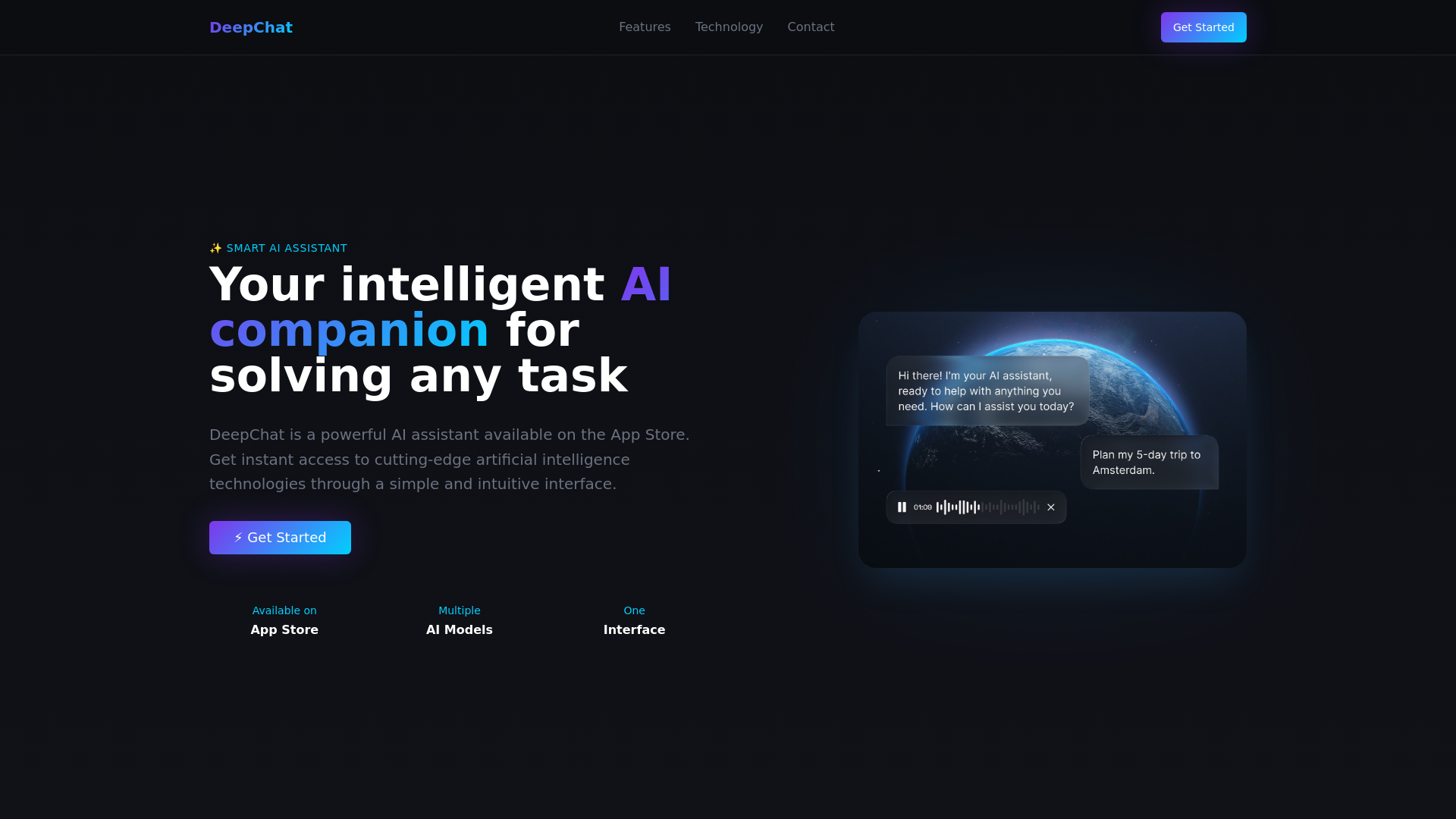 DeepChat - Smart AI Assistant for Solving Any Task