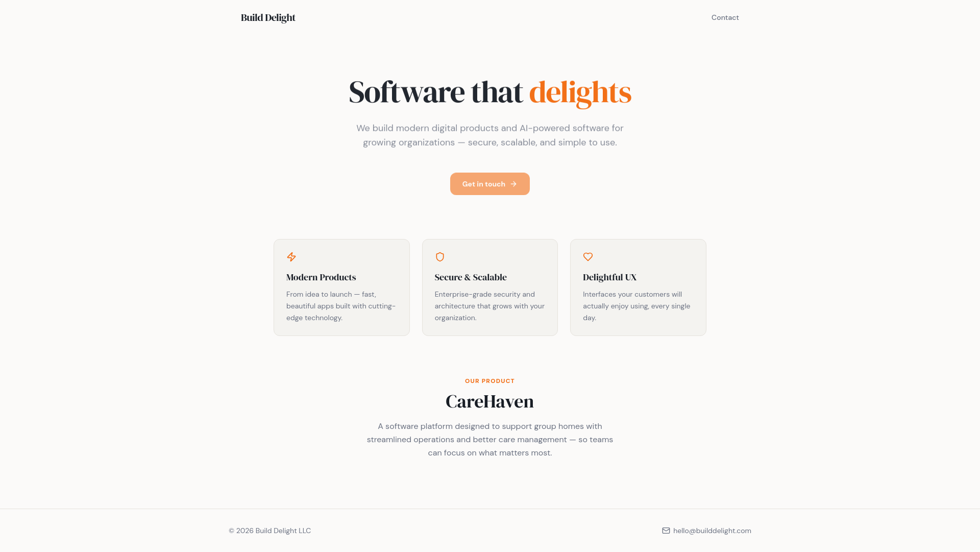 Build Delight
