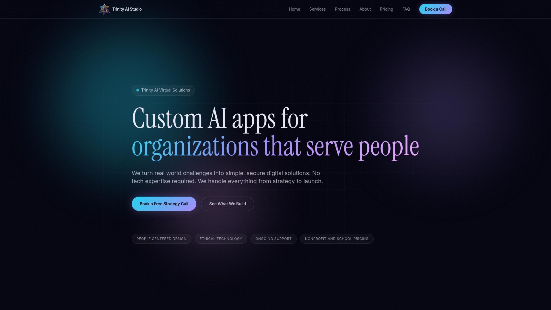 Trinity AI Studio | AI Strategy and Build Studio